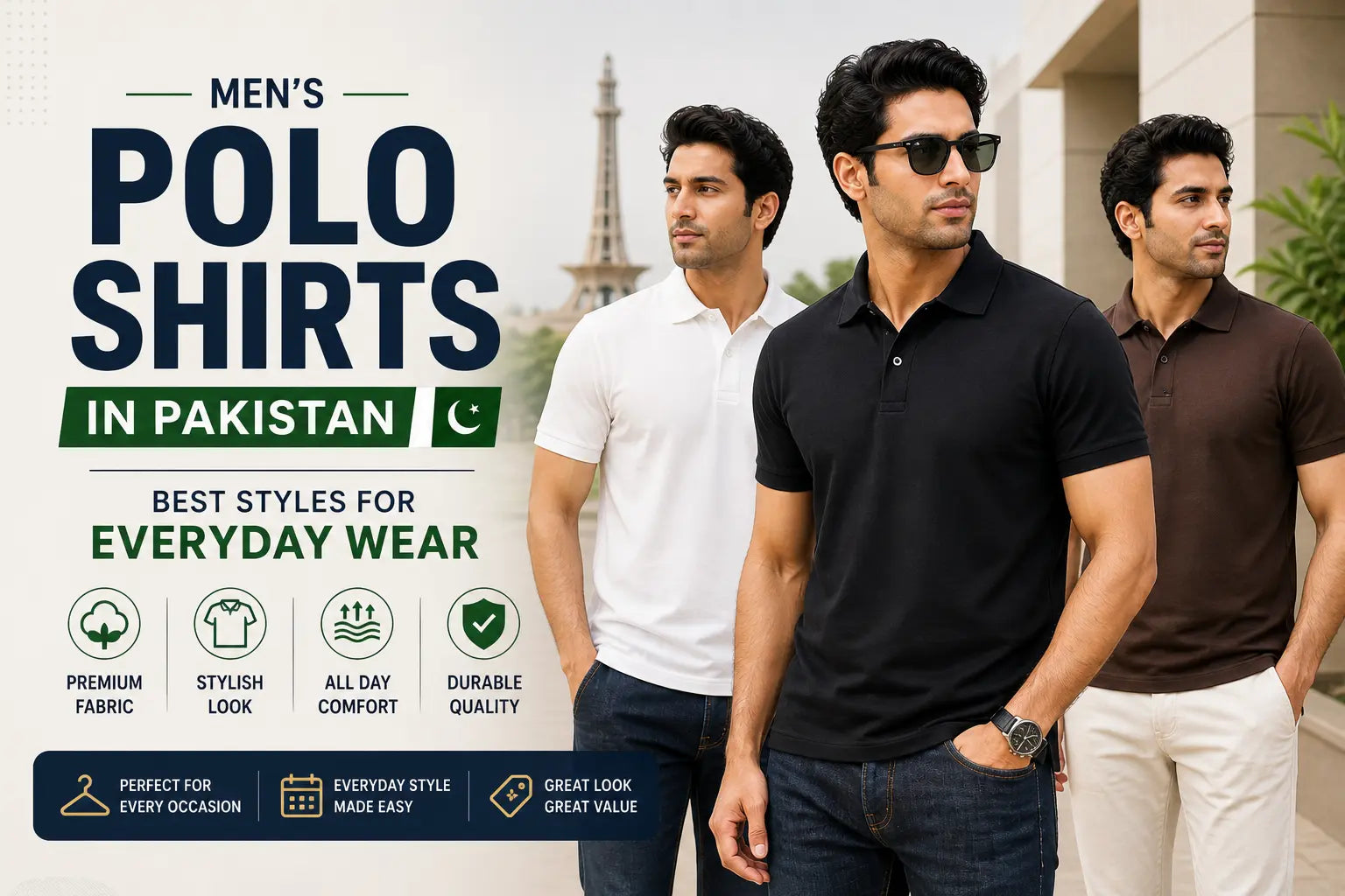 Mens Polo Shirts in Pakistan: Best Styles for Everyday Wear