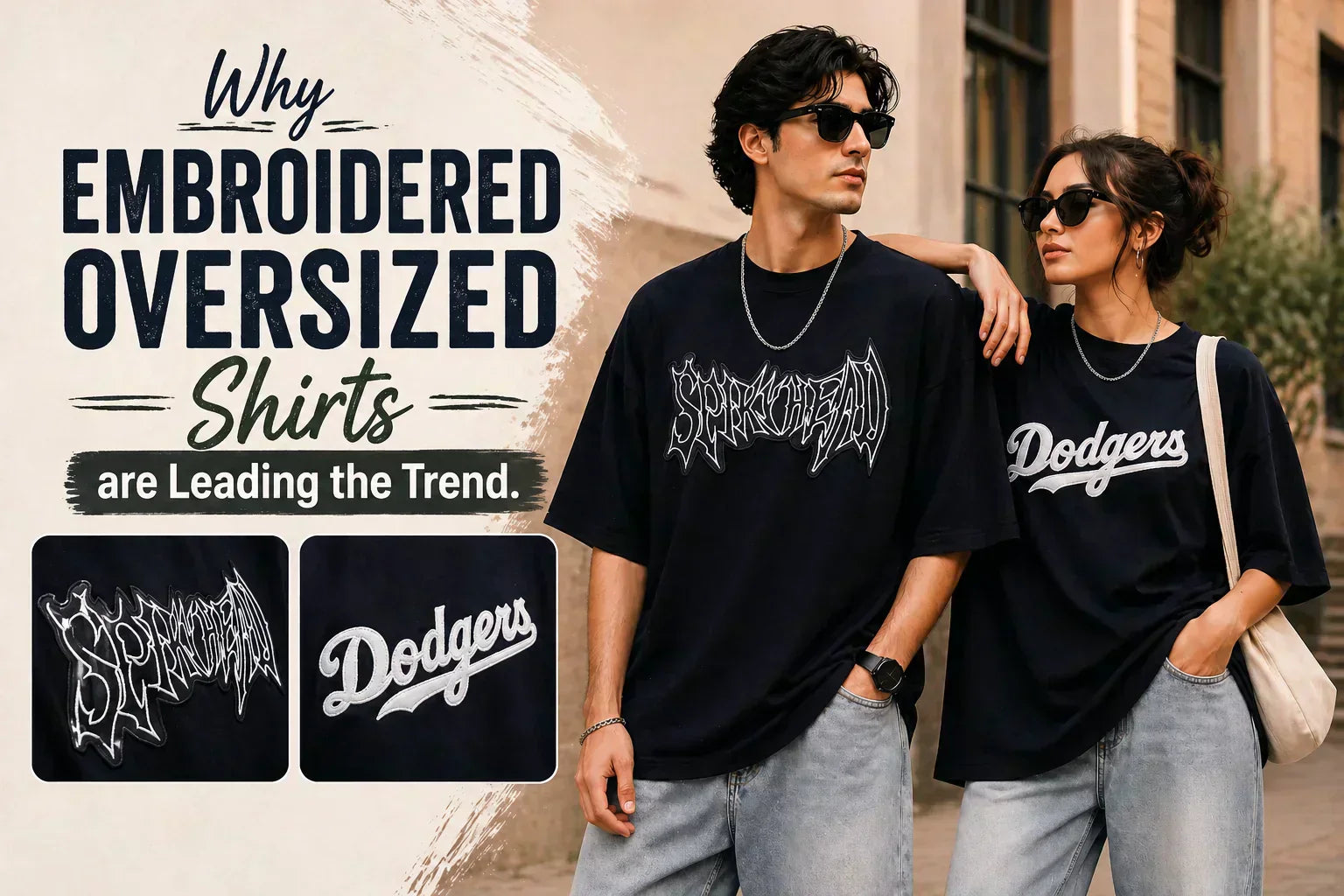 Buy Embroidered Oversized Shirts