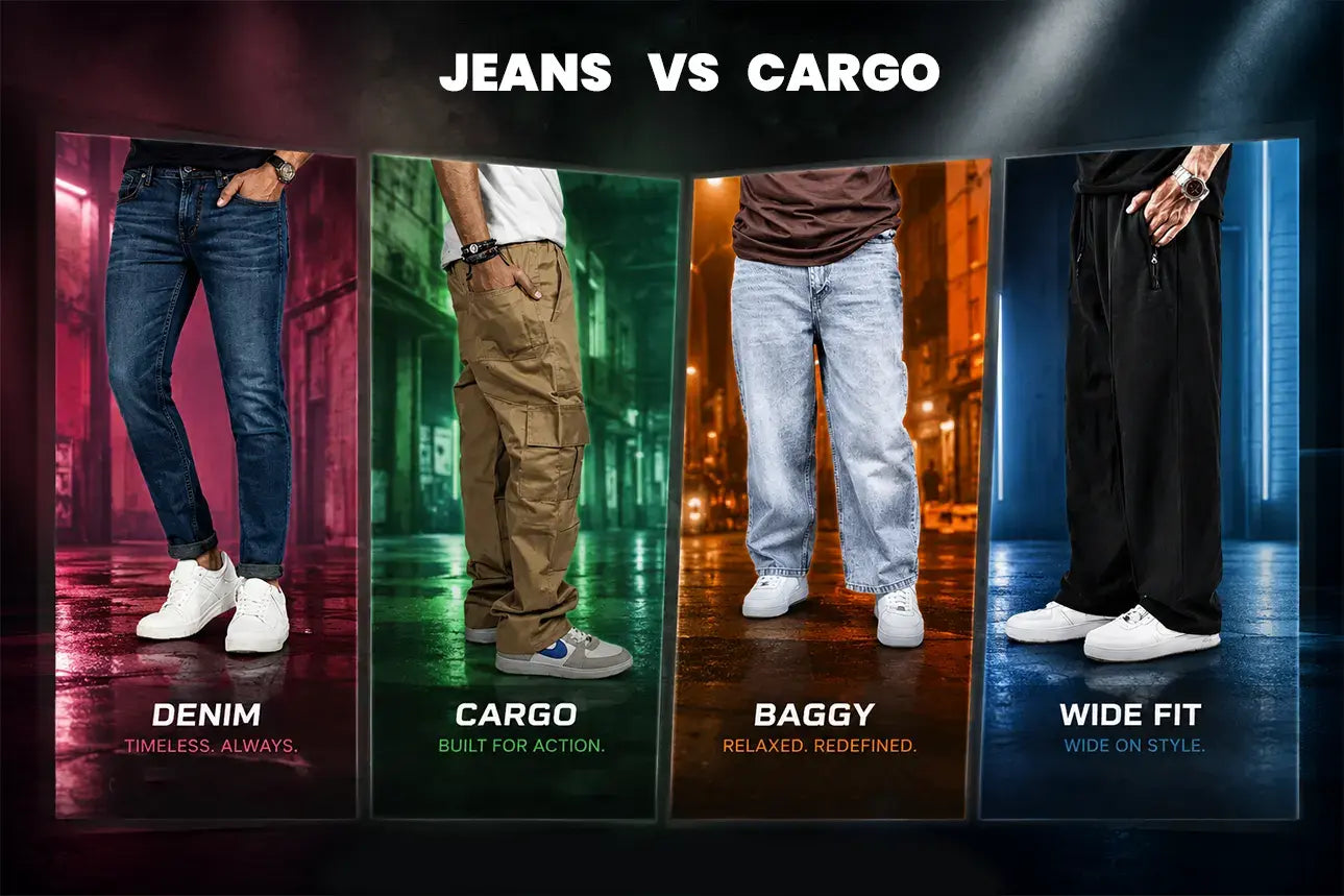 Cargo Pants vs Jeans