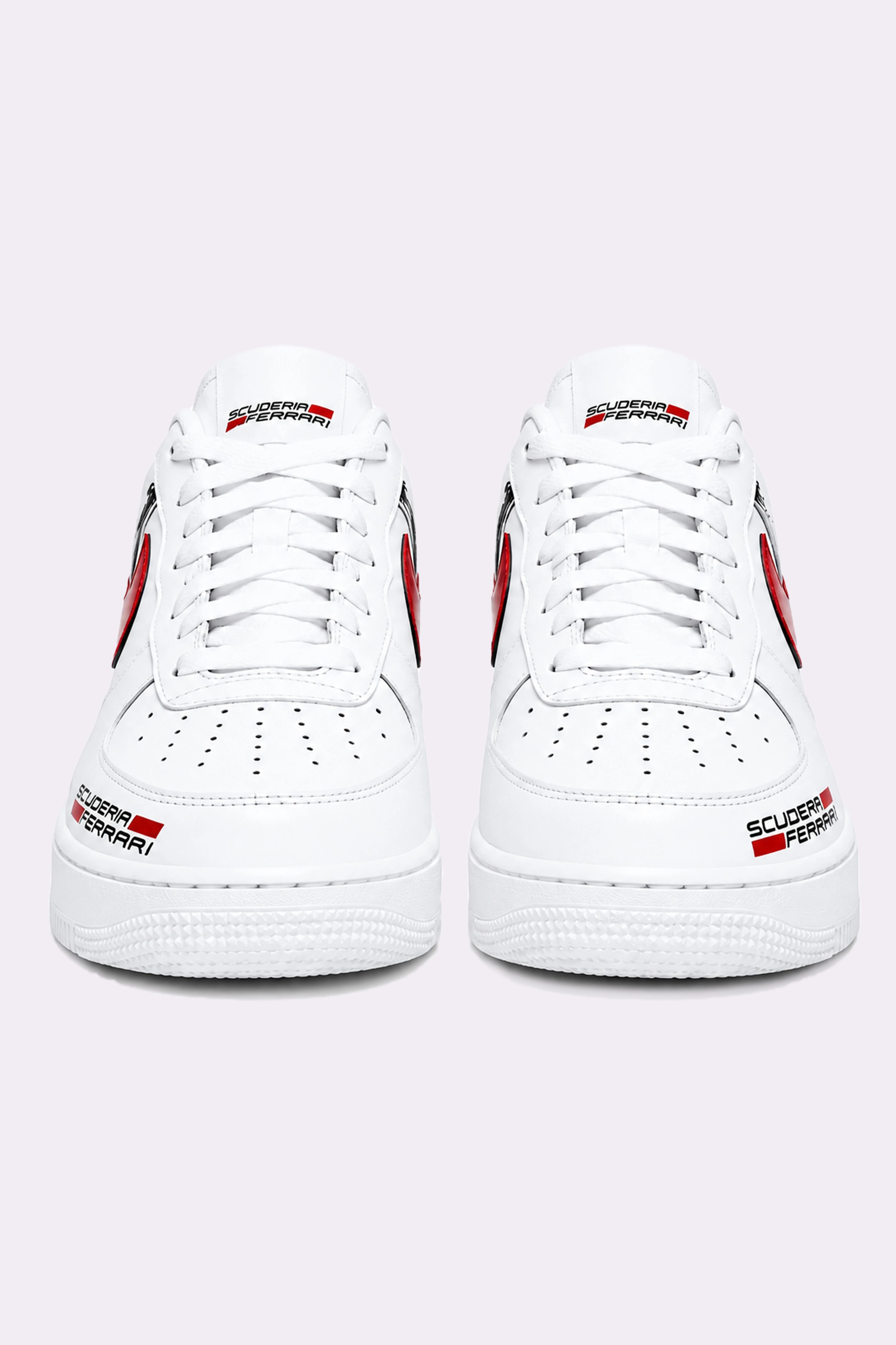 Ferrari Scuderia Hand-Painted AF1 Sneakers
