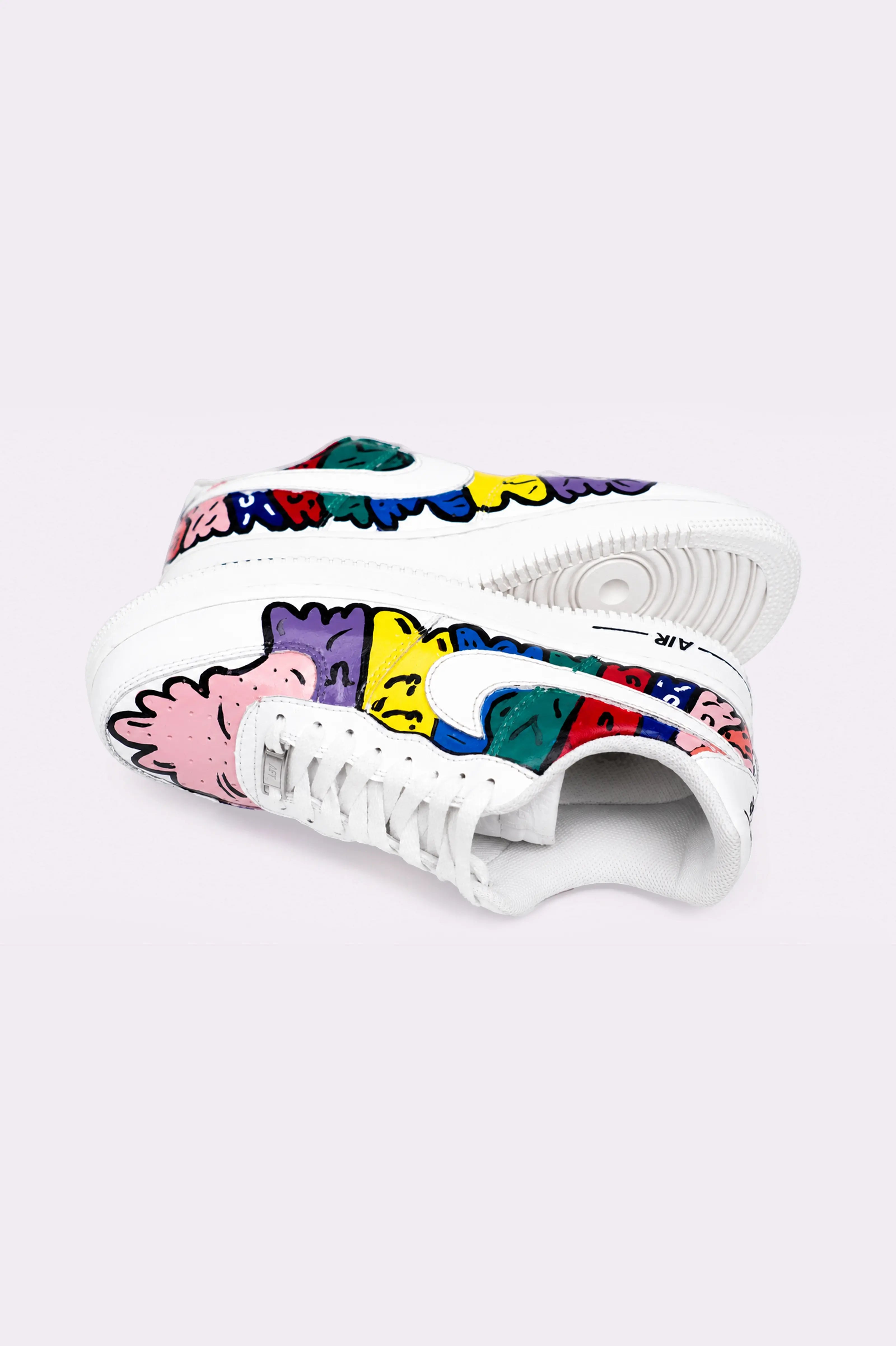 Hand Painted Air Force 1 Sneakers