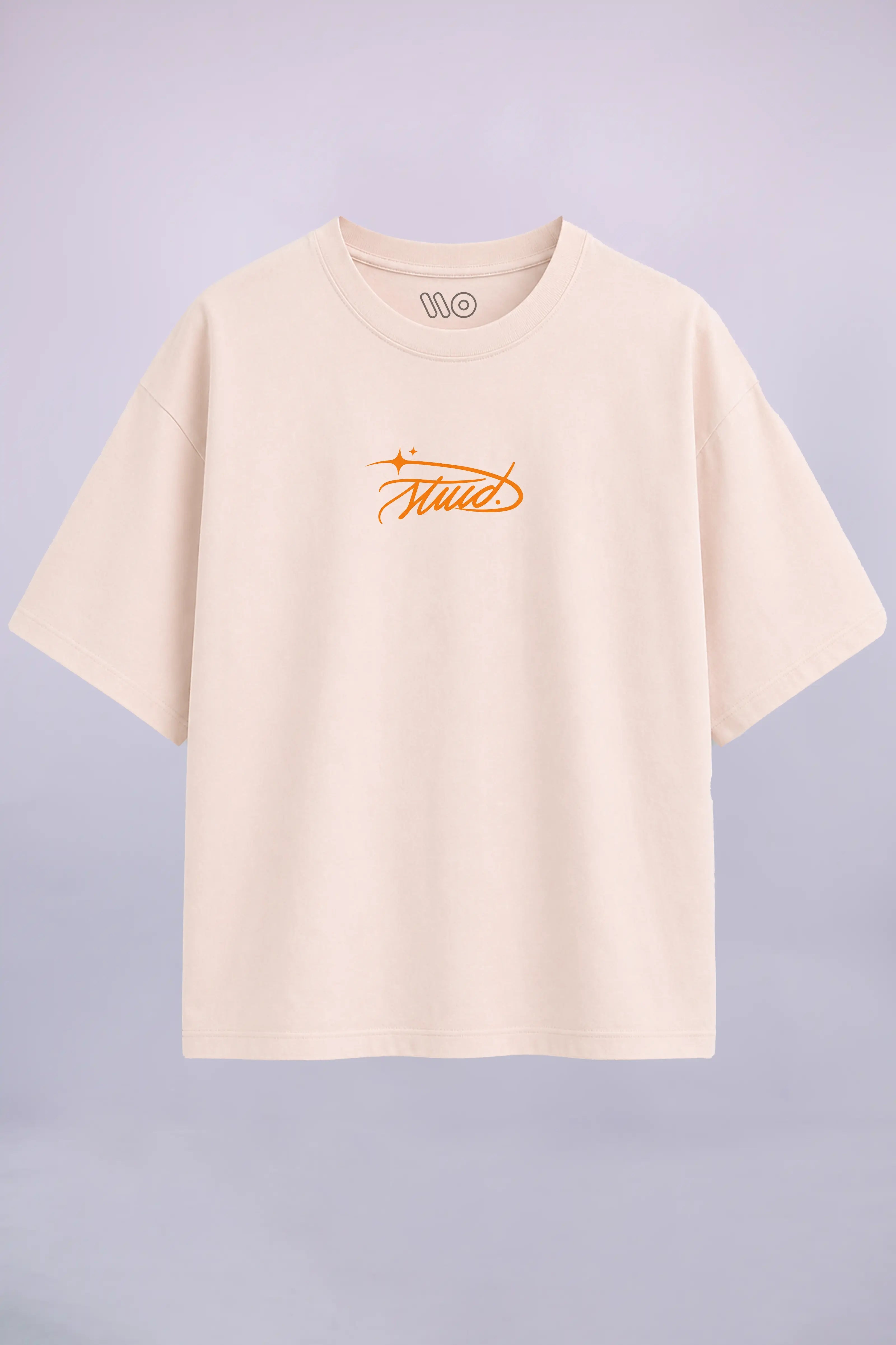 Unisex STWD Beige Oversized T-Shirt