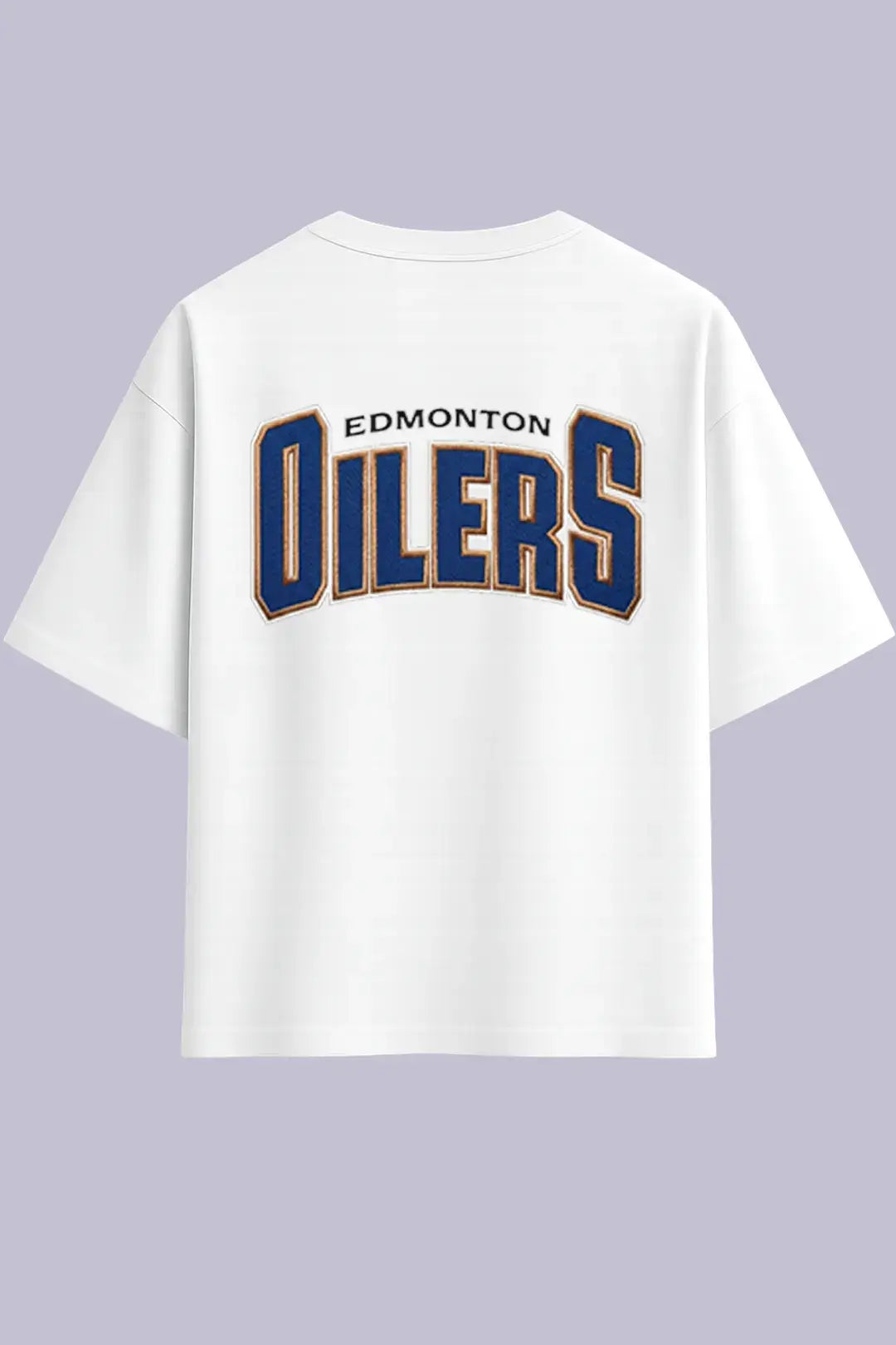 Edmonton Oilers Embroidered Oversized T-Shirt