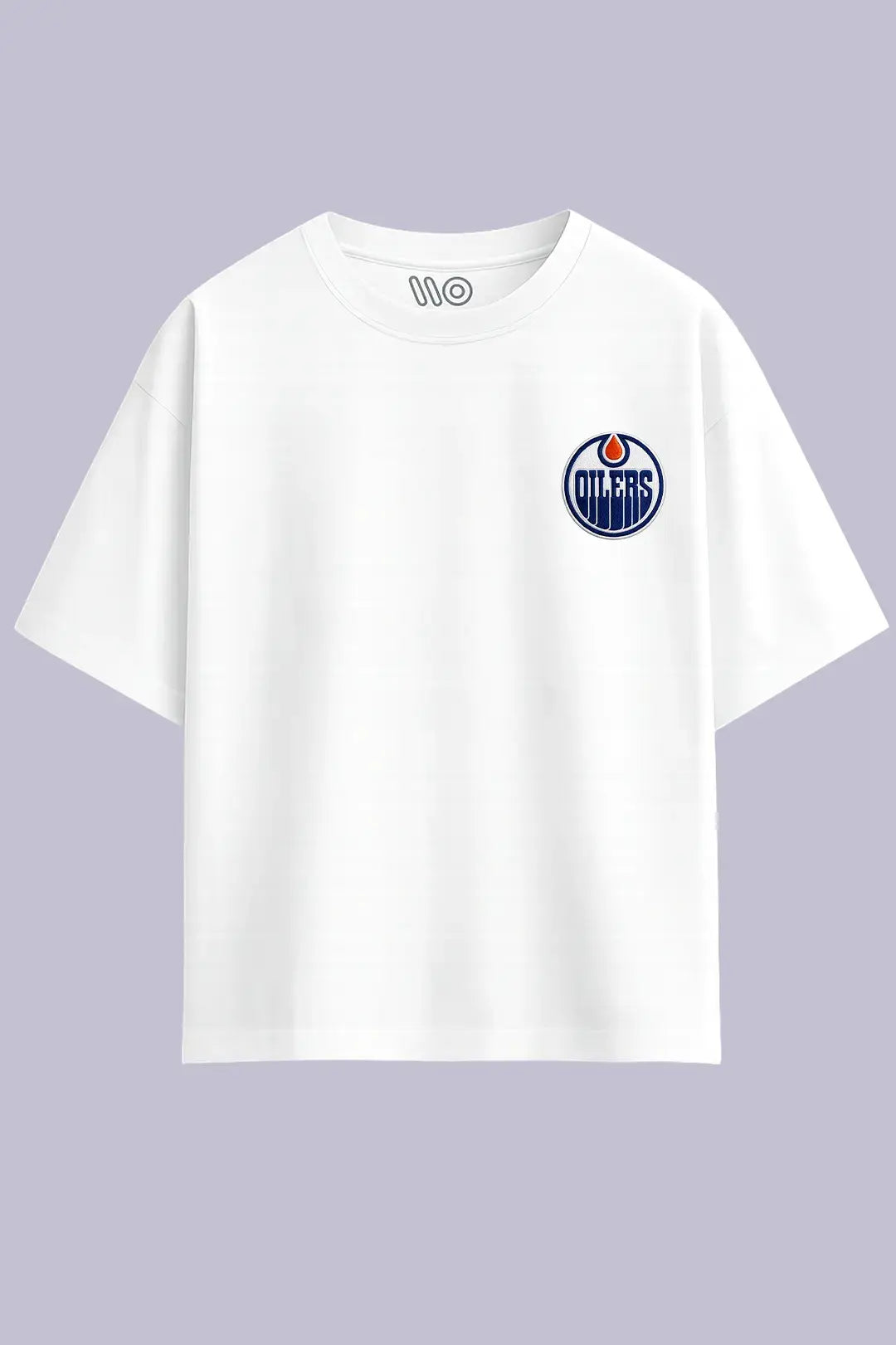 Edmonton Oilers Embroidered Oversized T-Shirt