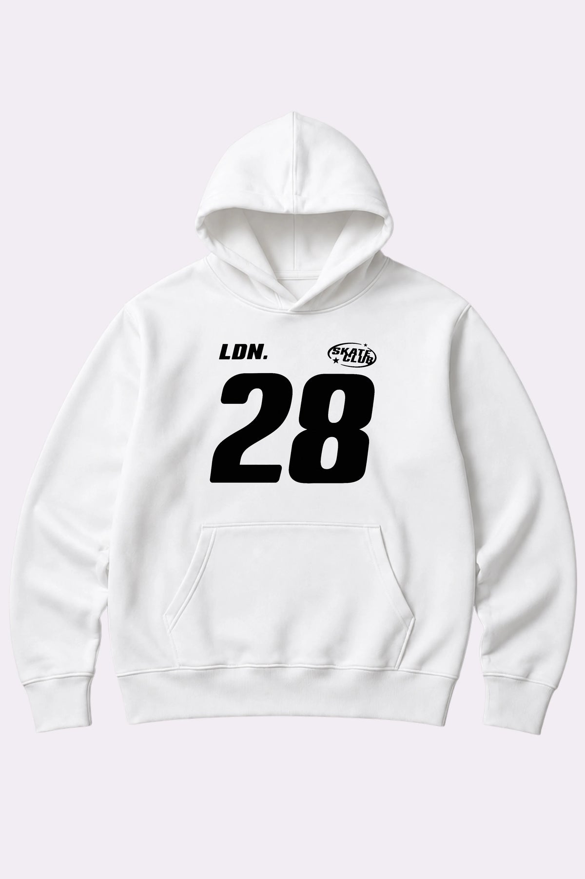 LDN Skate Club Kids White Hoodie