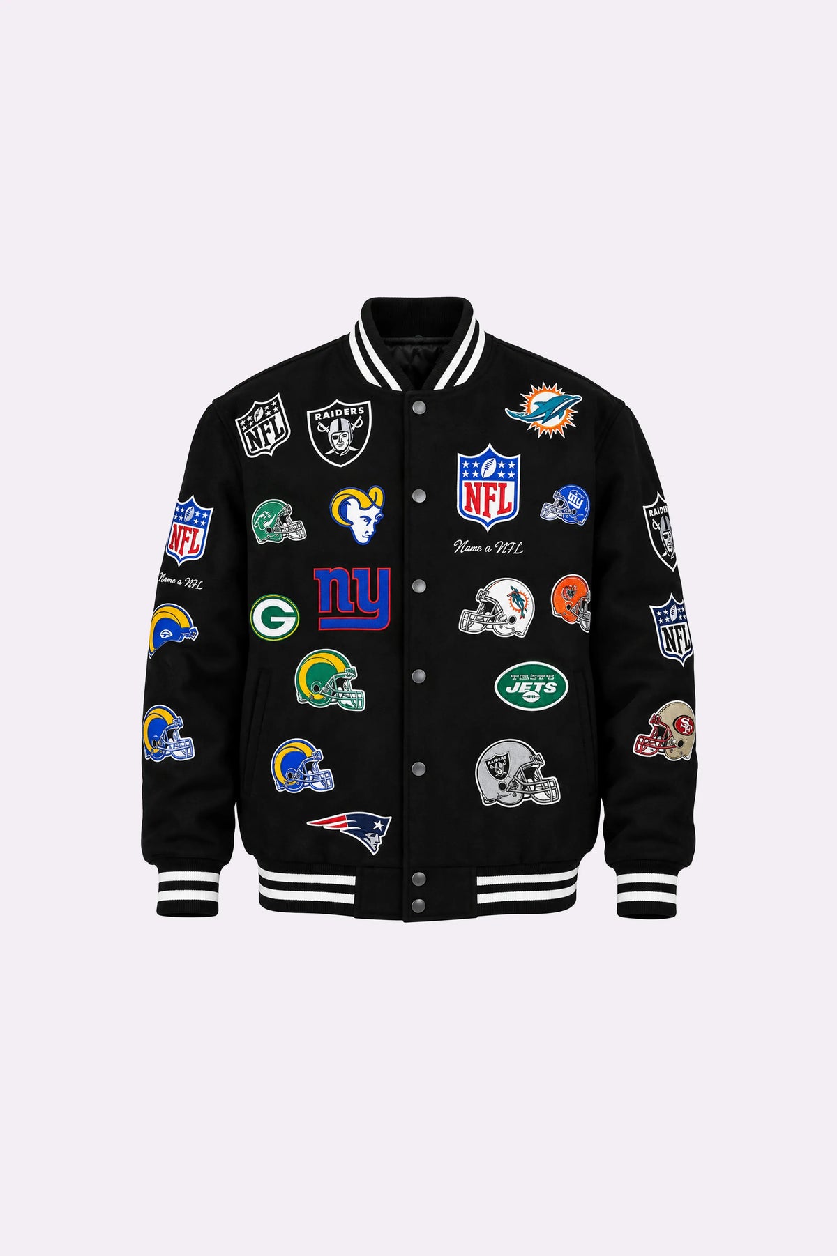 Teams Logo Bomber Jacket - front view