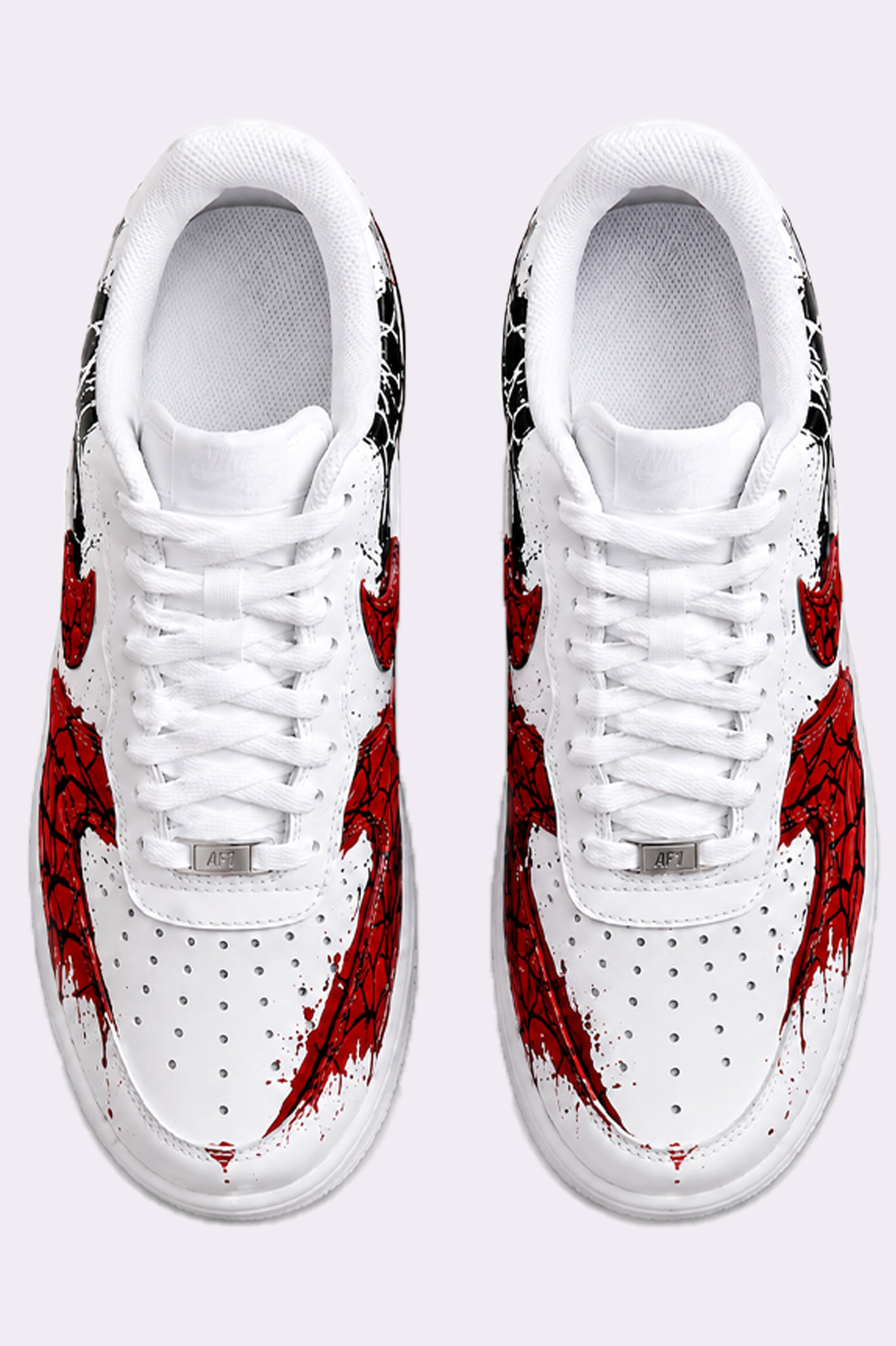 Spiderman Hand-Painted AF1 Sneakers