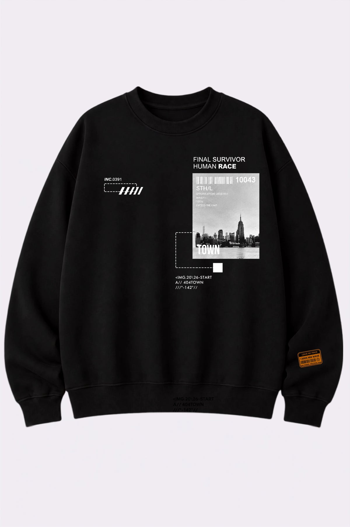Final Survivor Human Race Black Sweatshirt