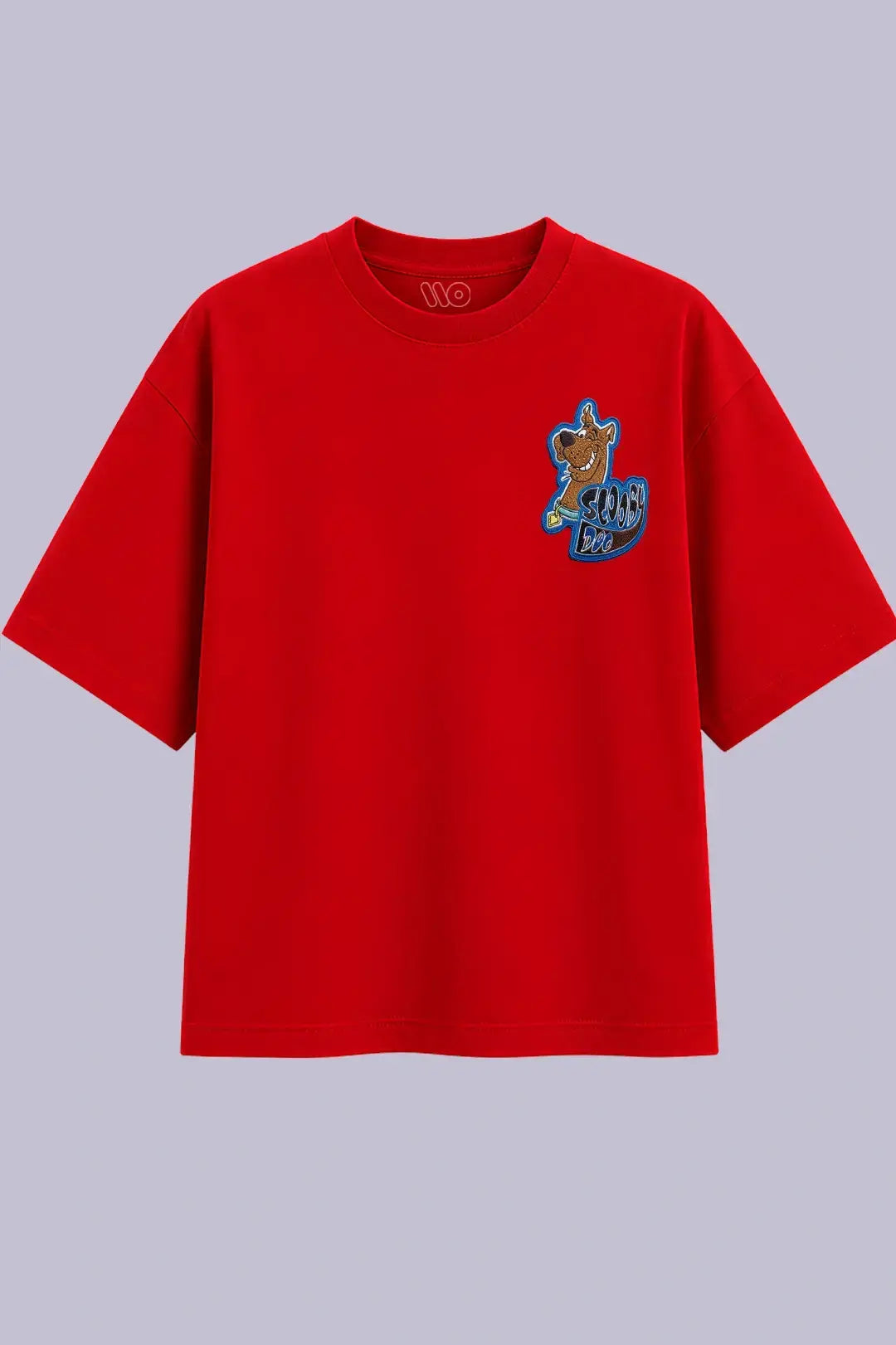 Scooby Doo Red Embroidered T-Shirt