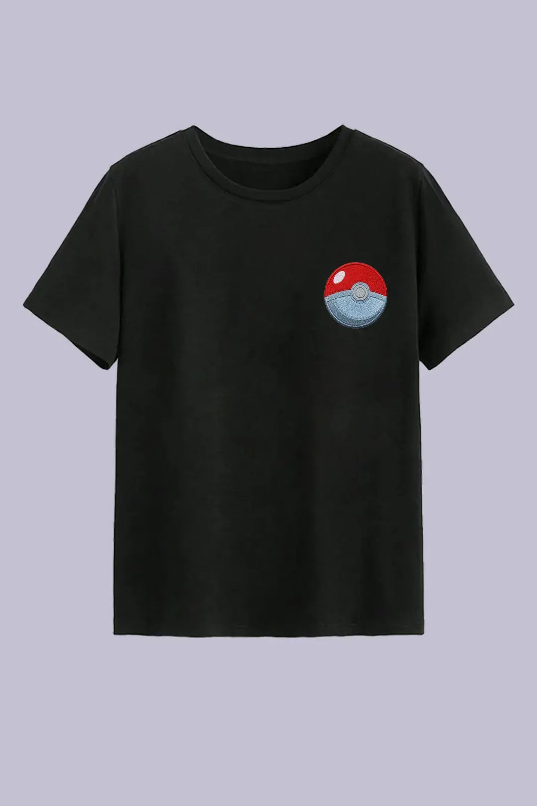 Pokemon Zapdos Embroidered Black T-Shirt