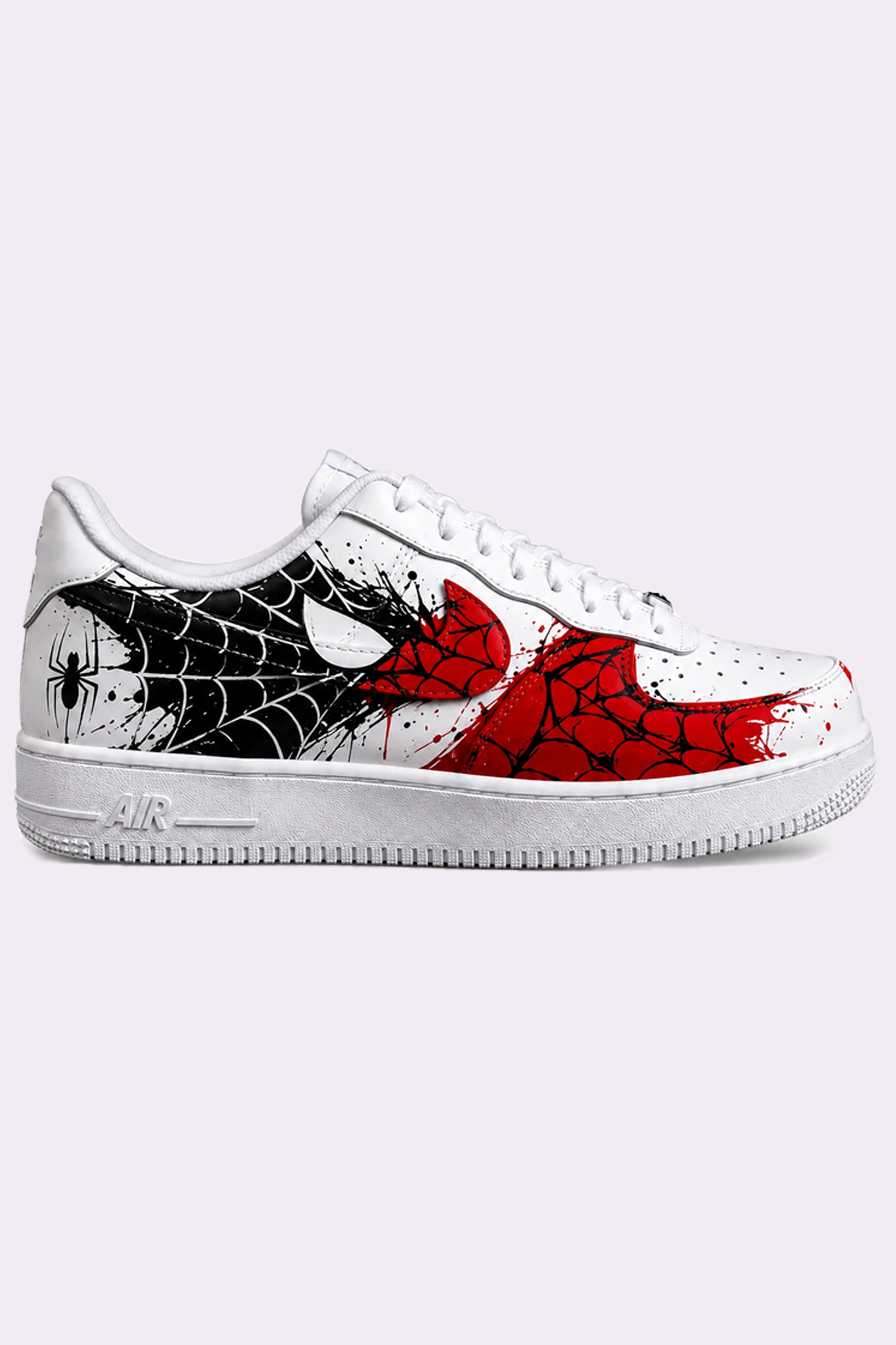 Spiderman Hand-Painted AF1 Sneakers