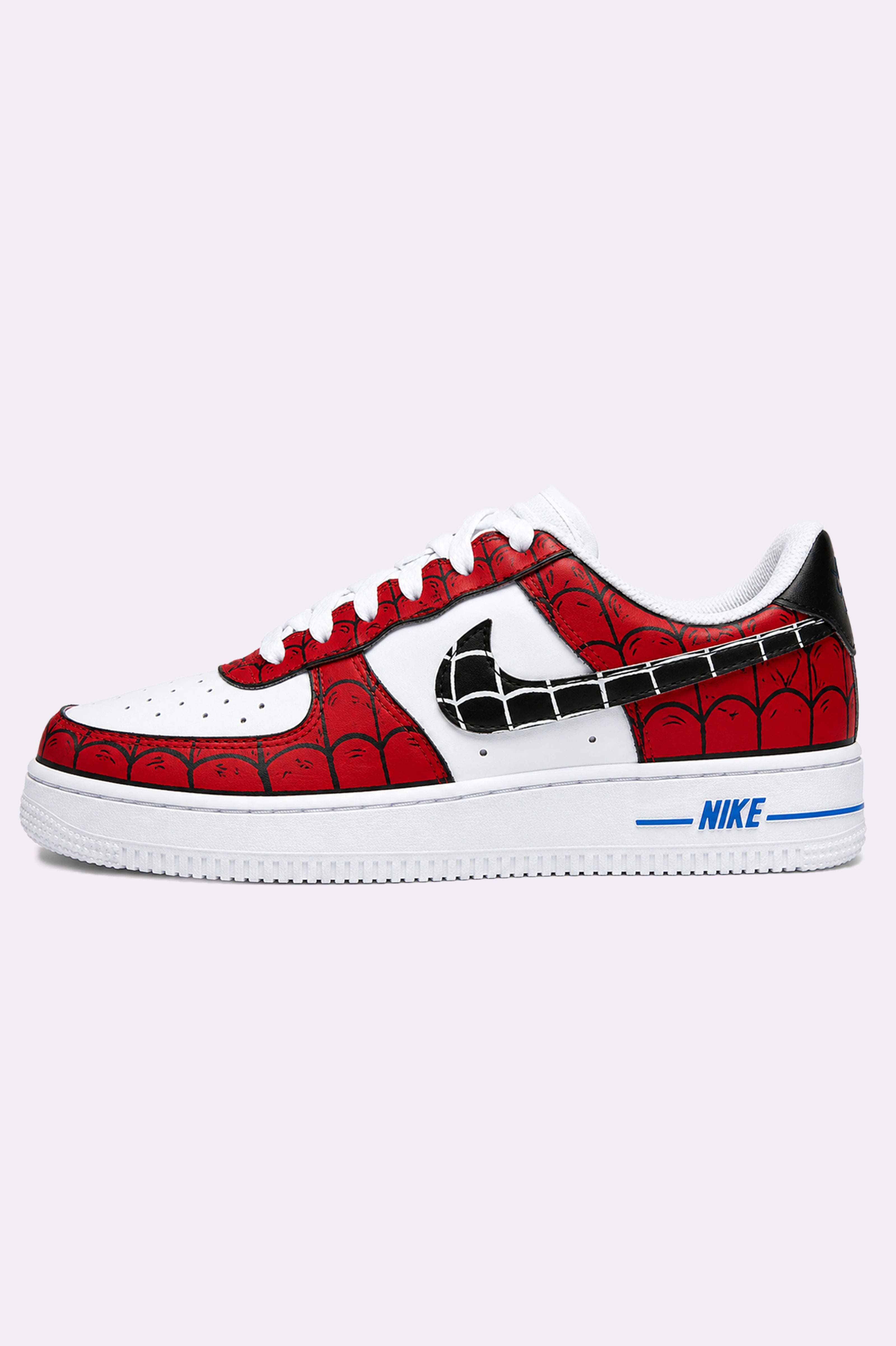 Spider Hand-Painted AF1 Sneakers