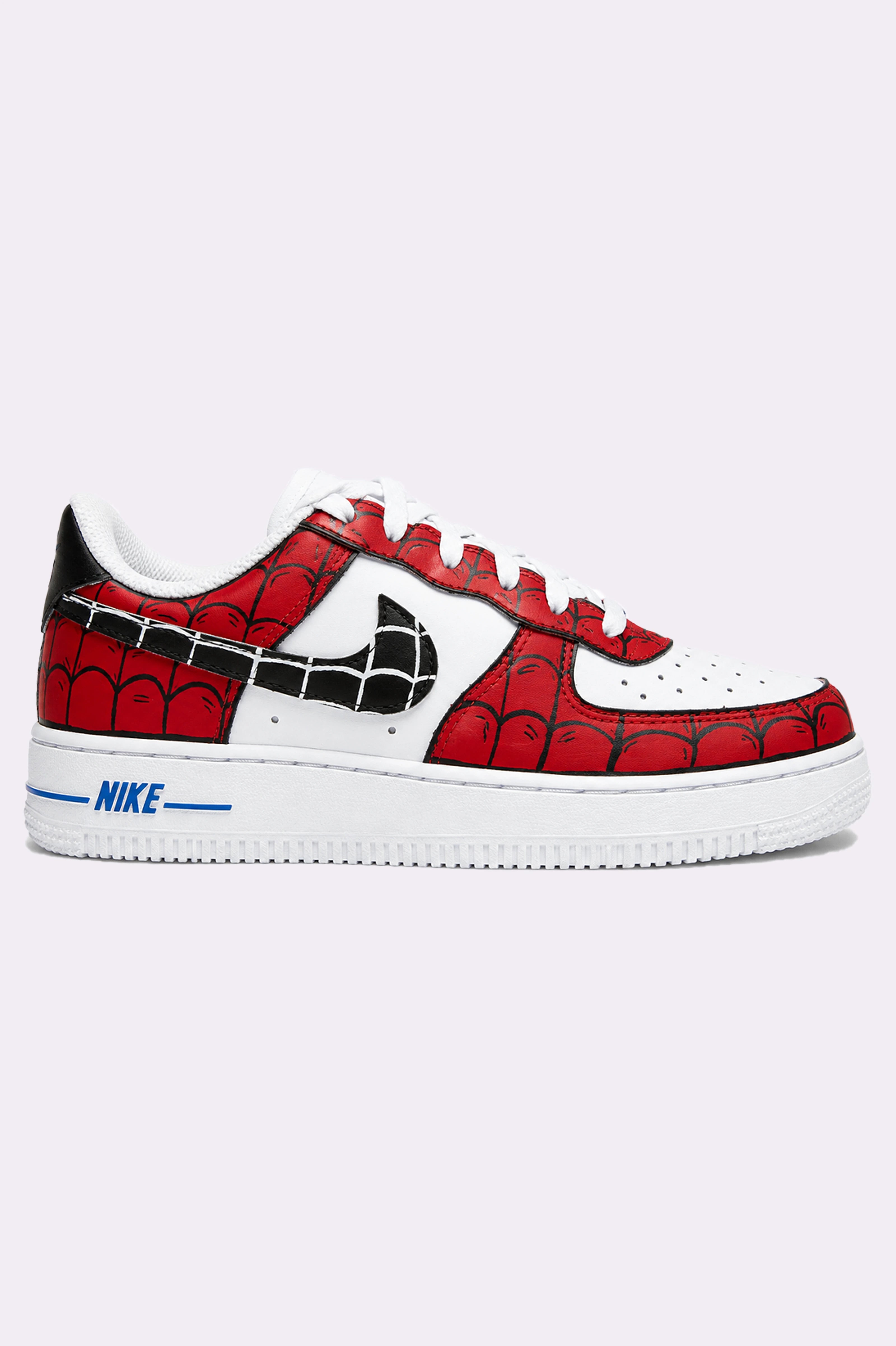 Spider Hand-Painted AF1 Sneakers
