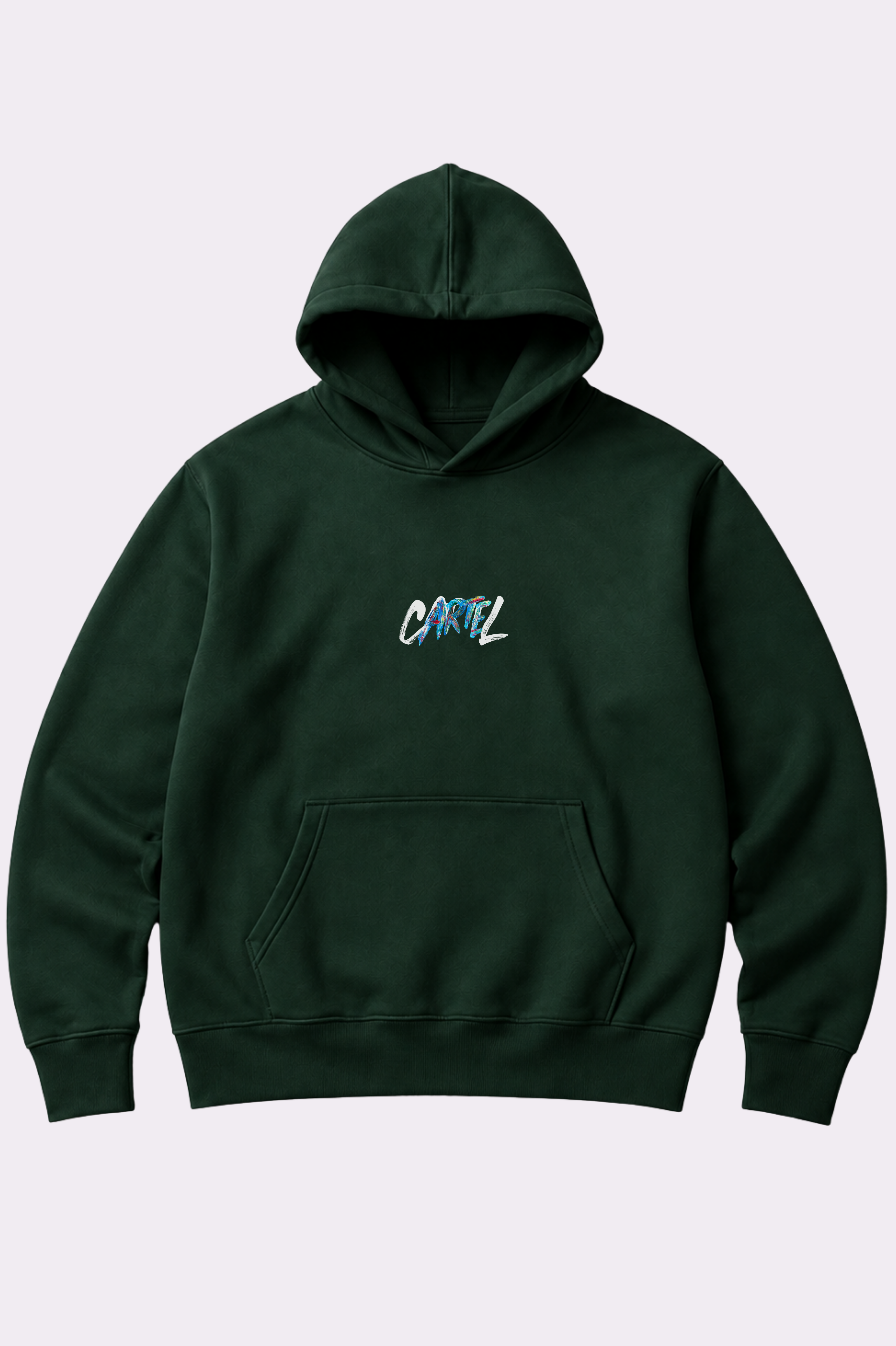 Cartel Green Oversized Pullover Hoodie