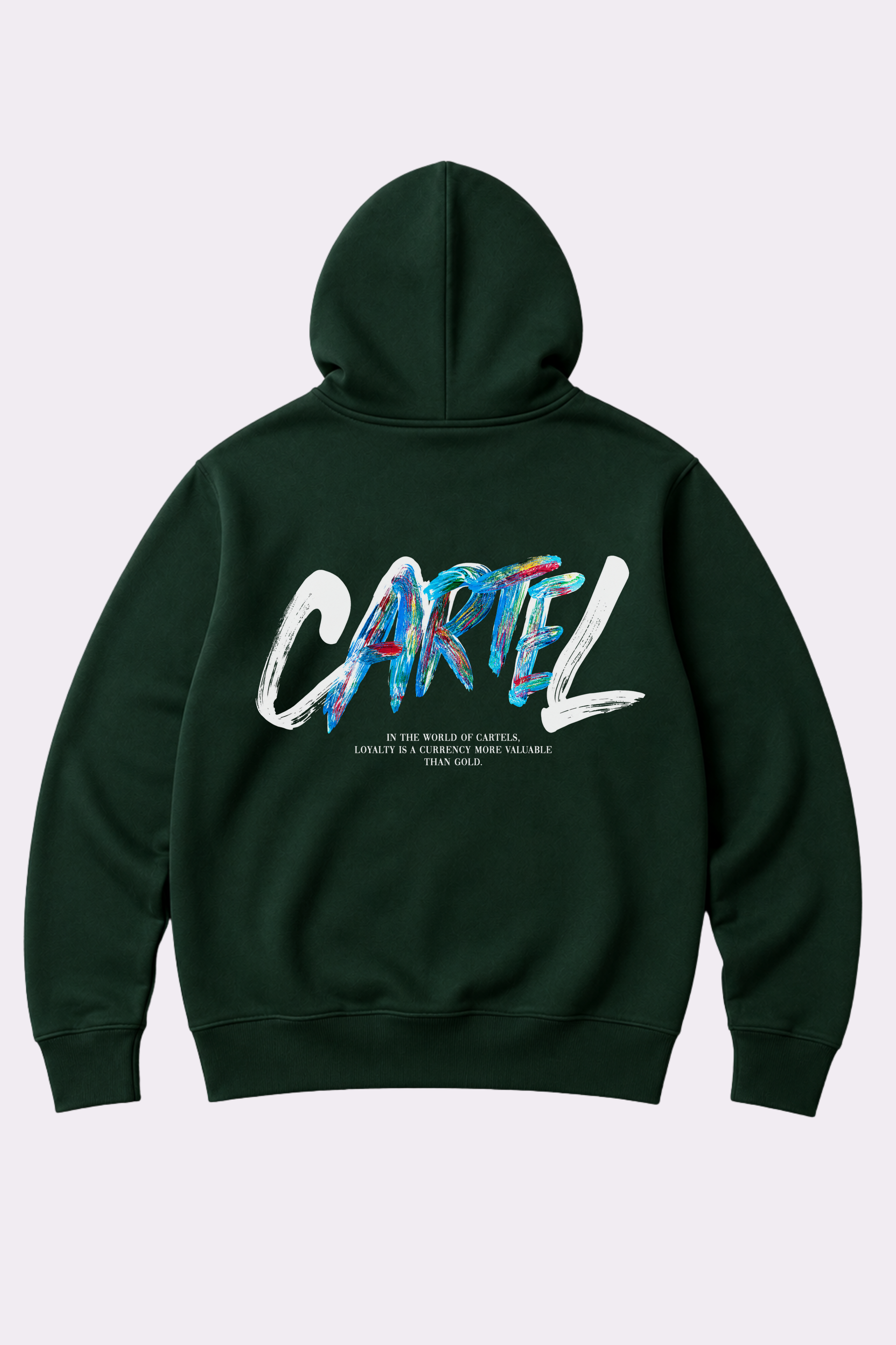 Cartel Green Oversized Pullover Hoodie