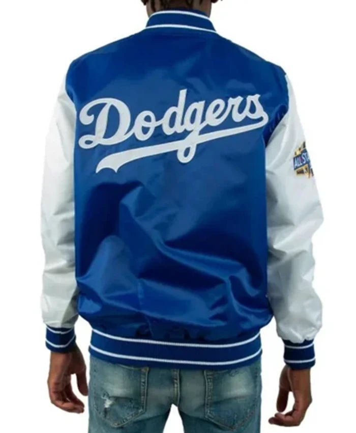 All-Star Game 2022 LA Dodgers White And Blue Varsity Jacket