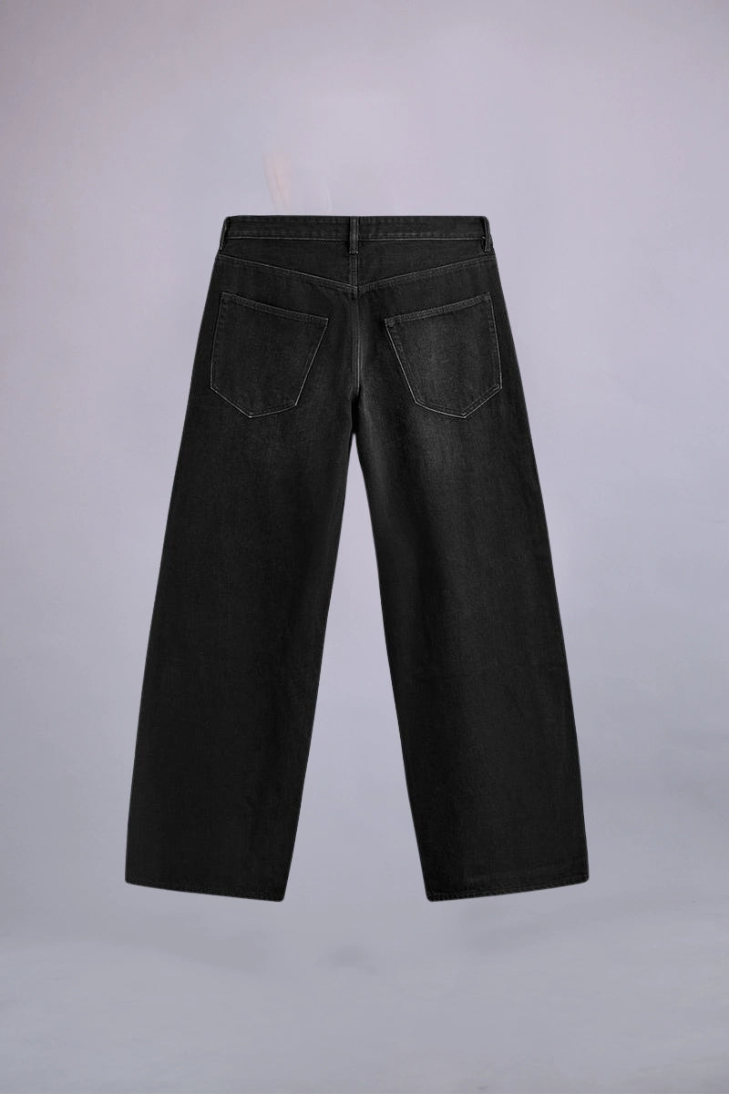 Premium Baggy Fit Black Jeans
