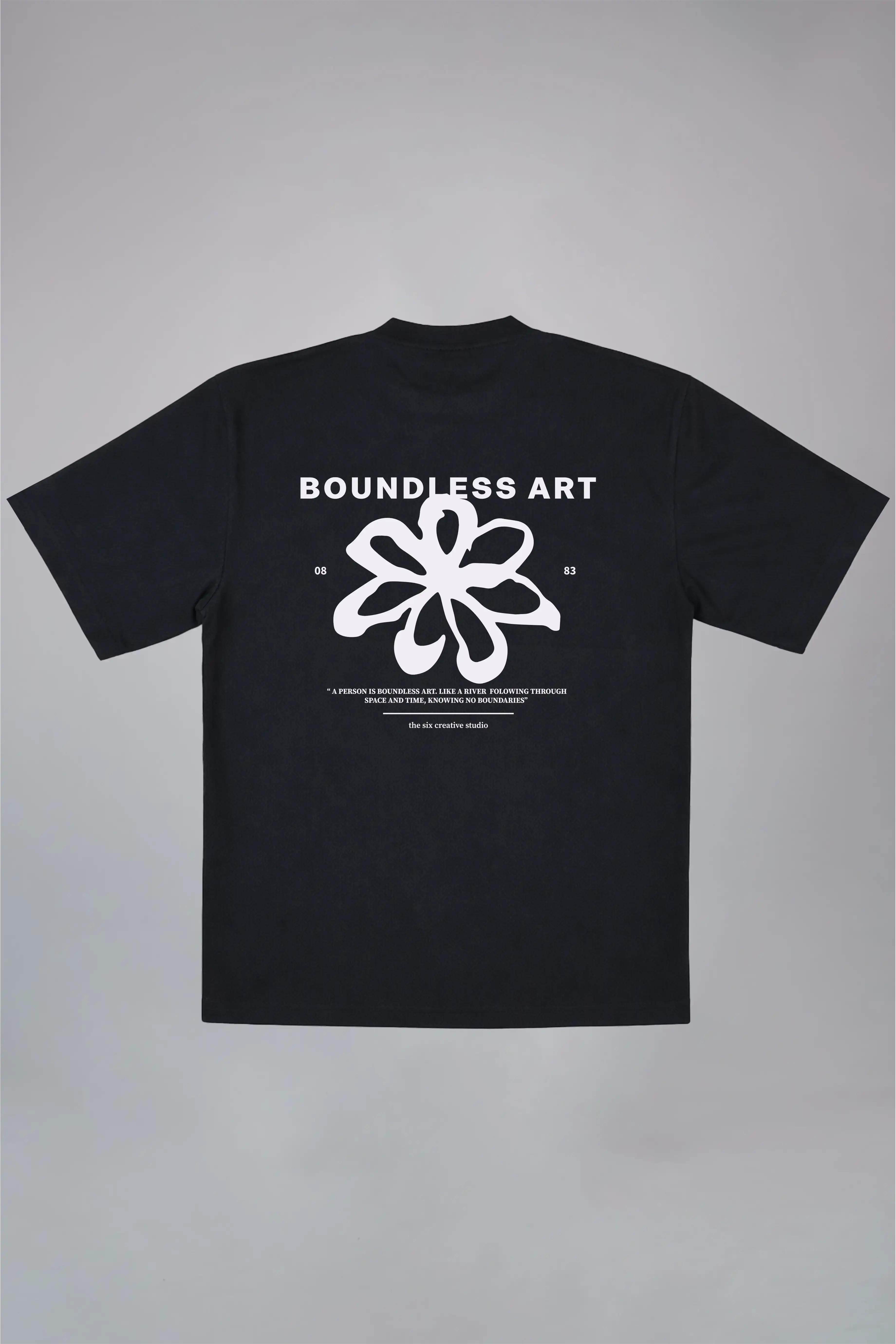 Boundless Art Red Oversized T-Shirt