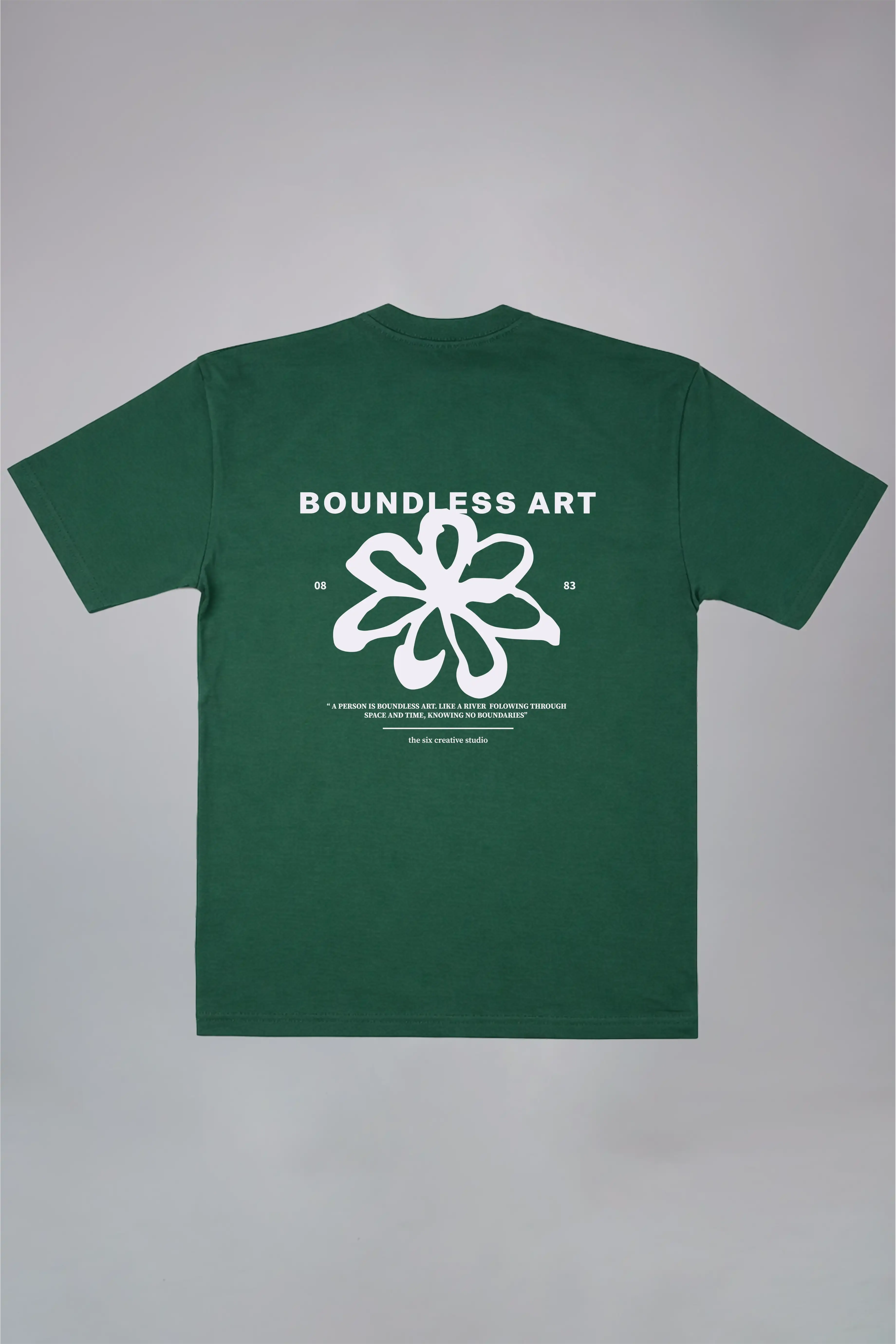 Boundless Art Red Oversized T-Shirt