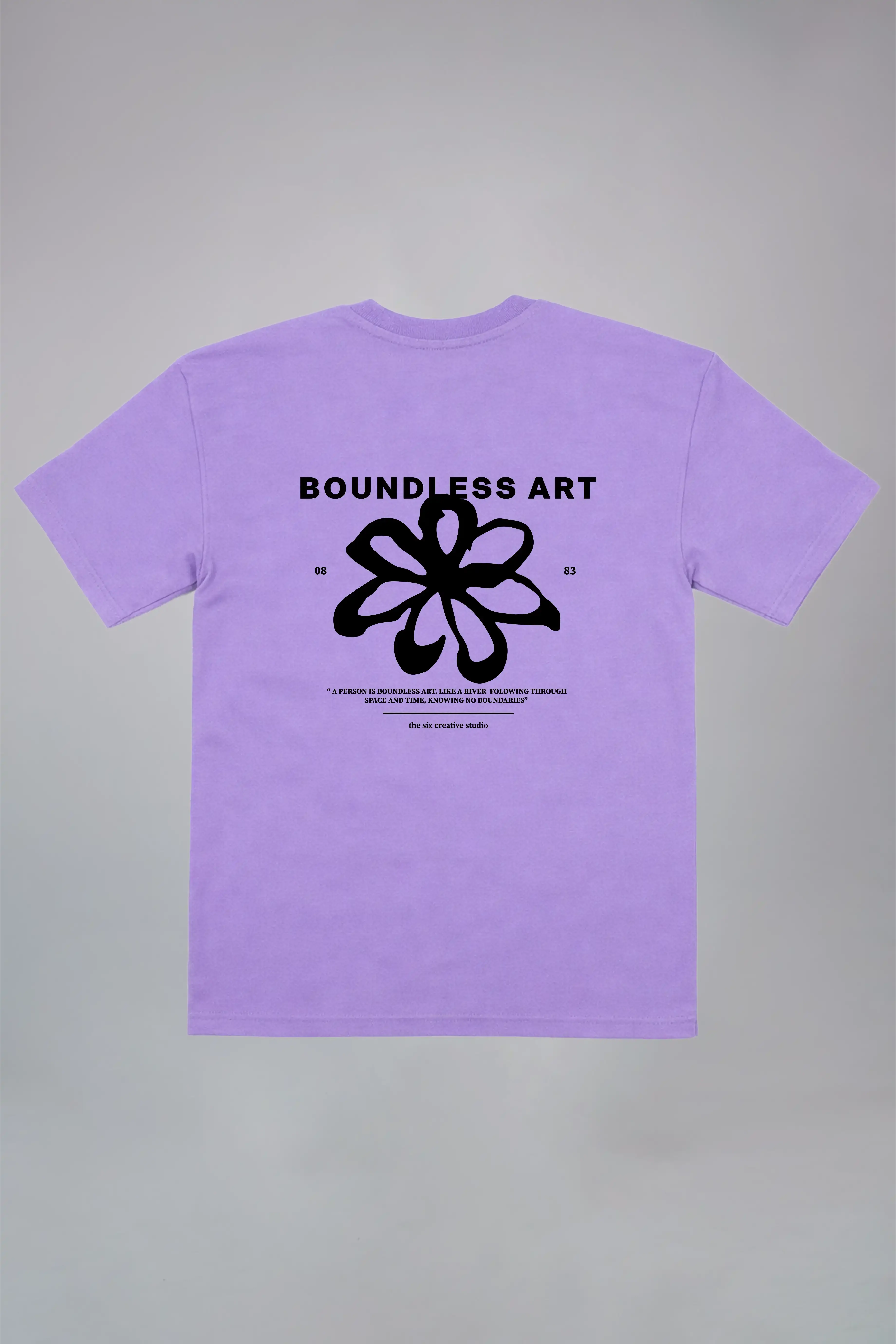 Boundless Art Red Oversized T-Shirt