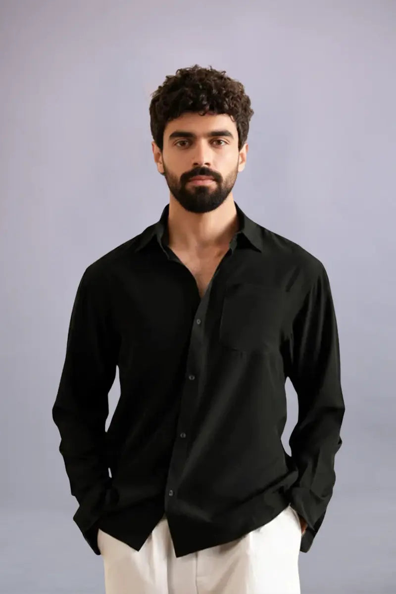 BlackClassicSleekShirt