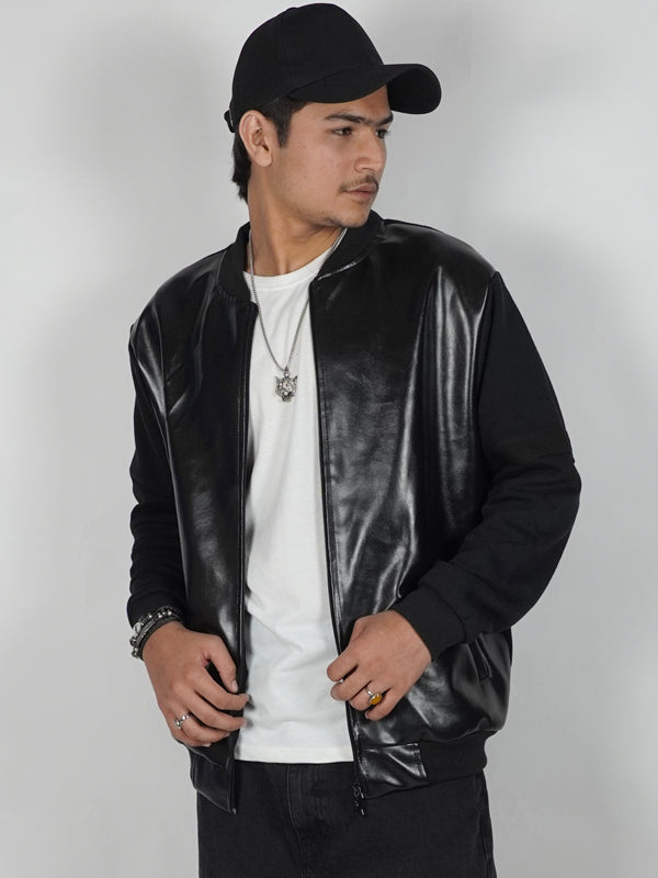 Black Bomber Jacket