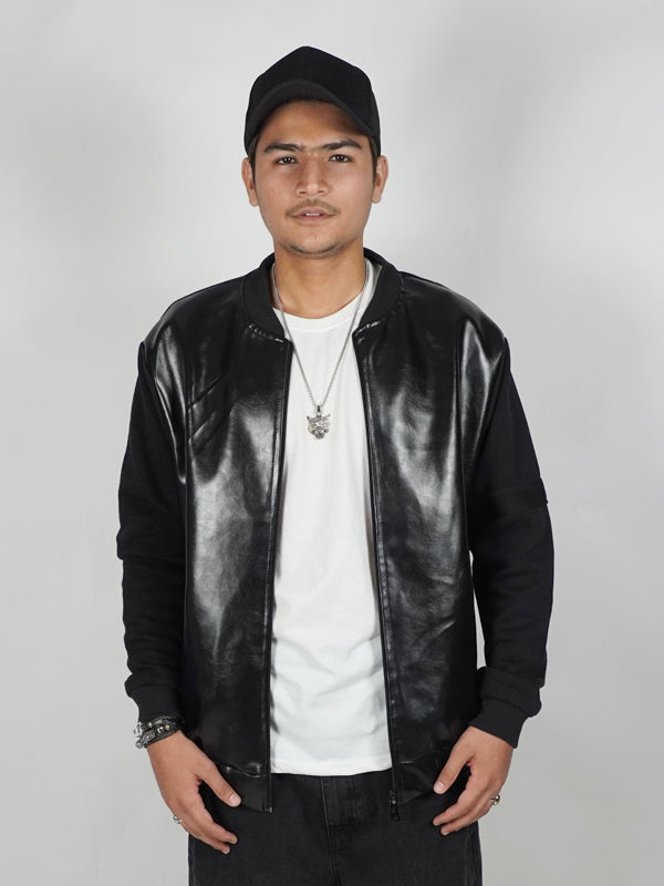 Black Bomber Jacket