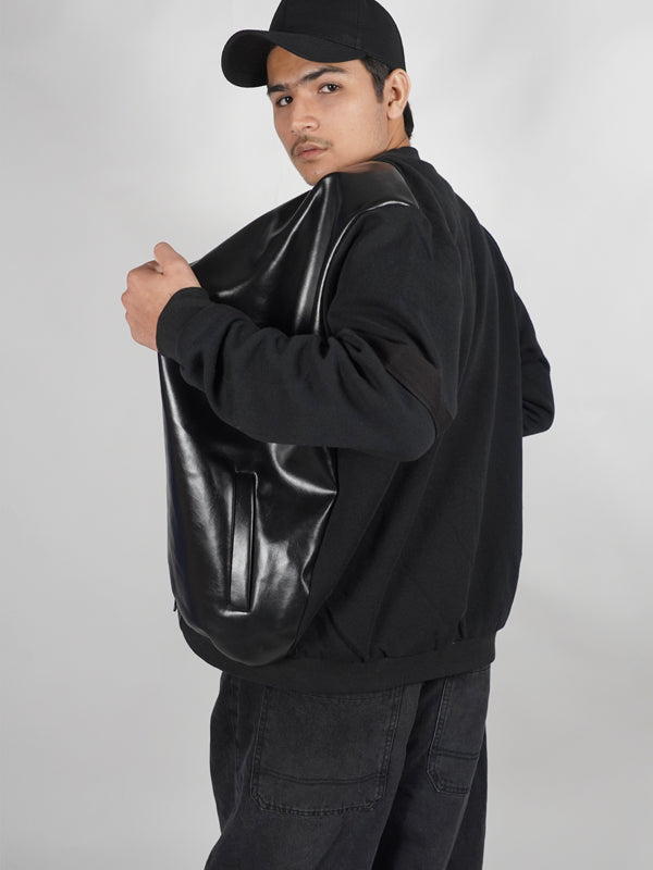 Black Bomber Jacket