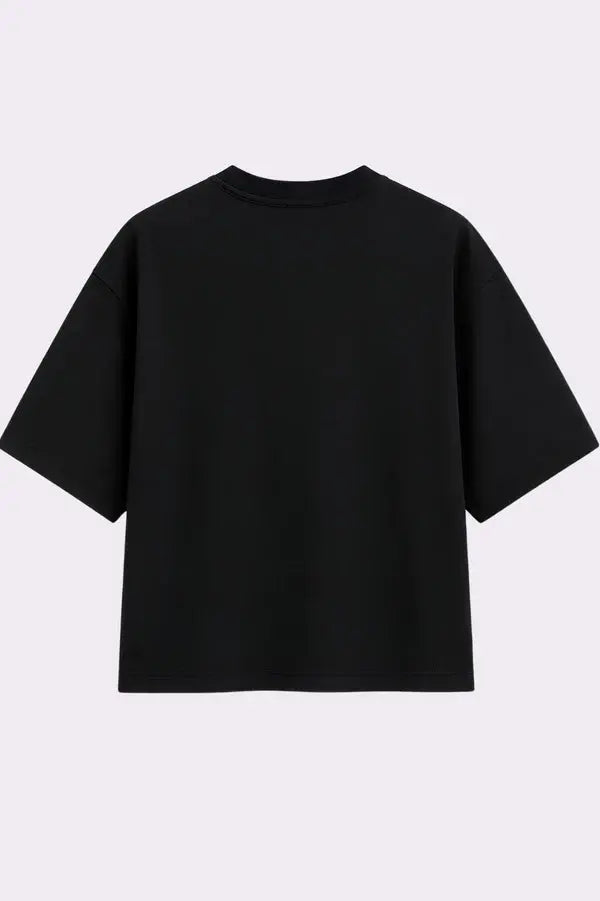 Panther on Vacation Black T-Shirt