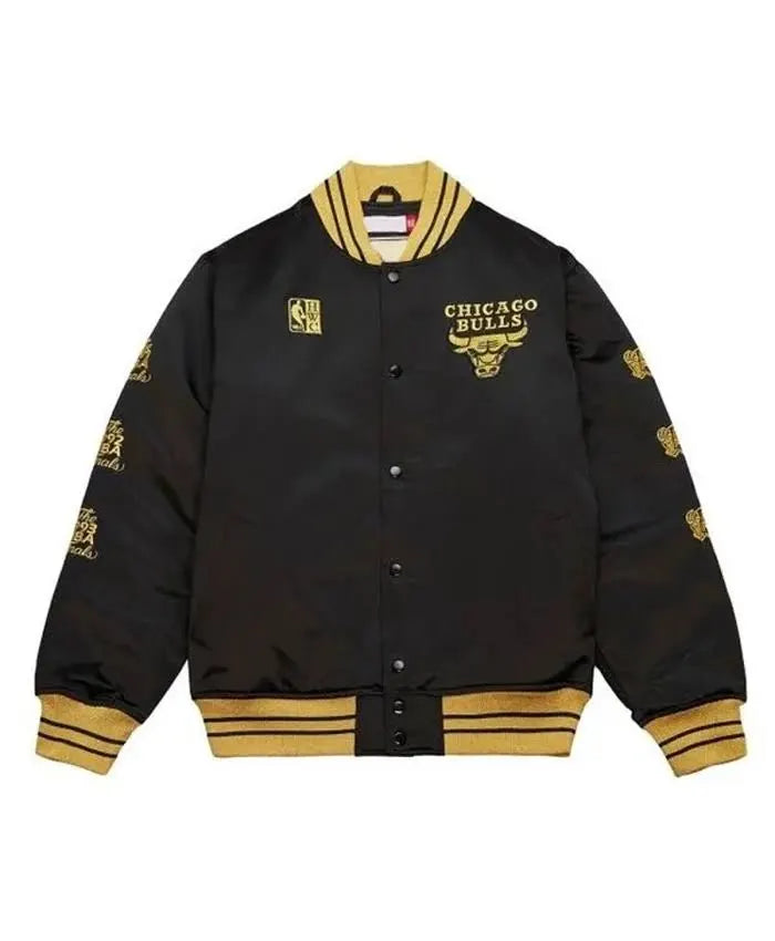 Chicago Bulls MVP Black Varsity Jacket