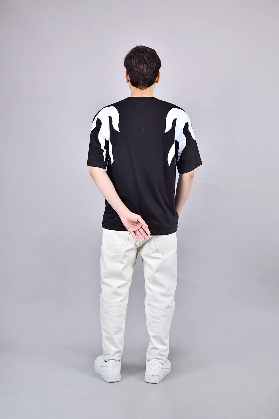 Shop Cyber Flame Oversized T-Shirt
