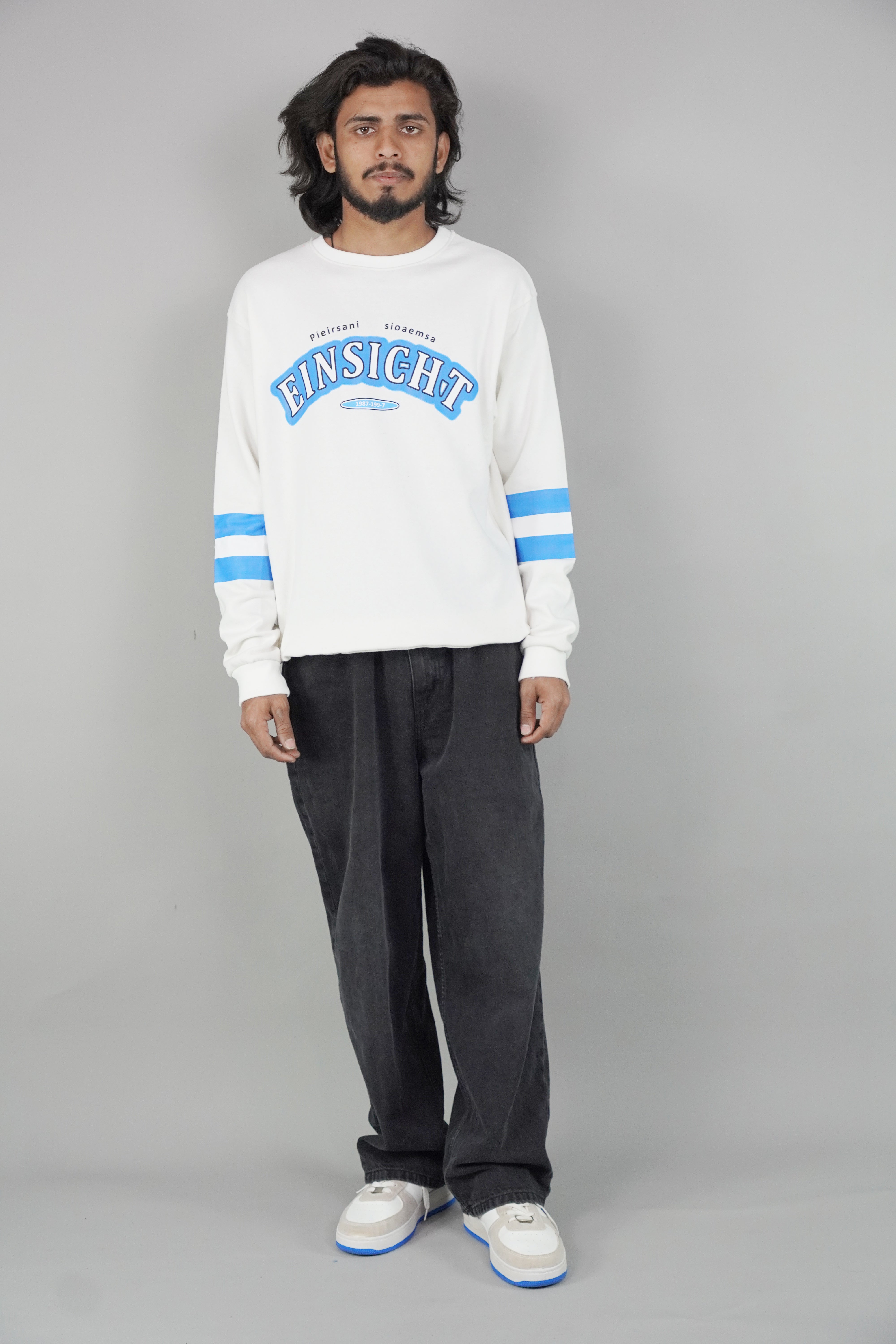 EINSIGHT Striped Sweatshirt
