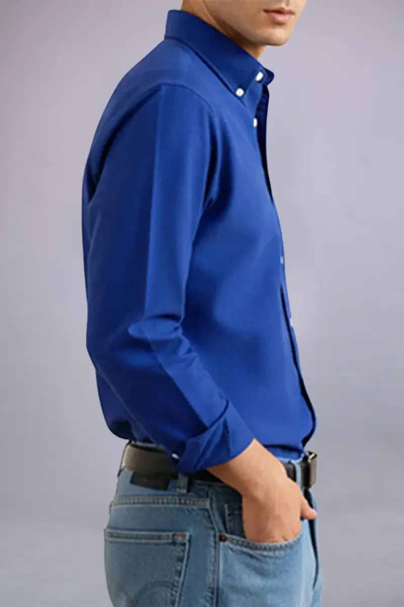 ElectricBlueOxfordShirt