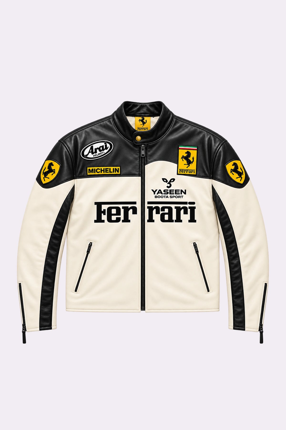 Ferrari Motorsport Leather Racing Jacket