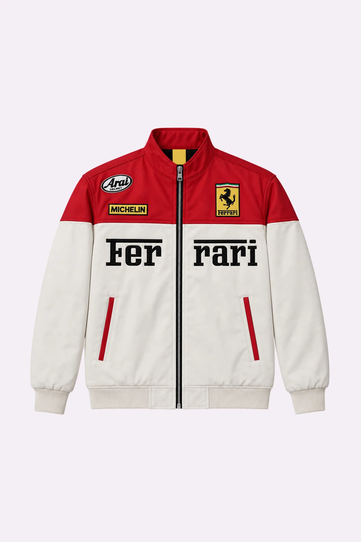 Ferrari Racing Cotton Patchwork Jacket