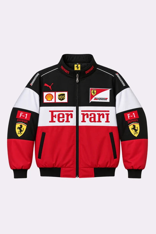 Ferrari F1 Tricolor Racing Jacket