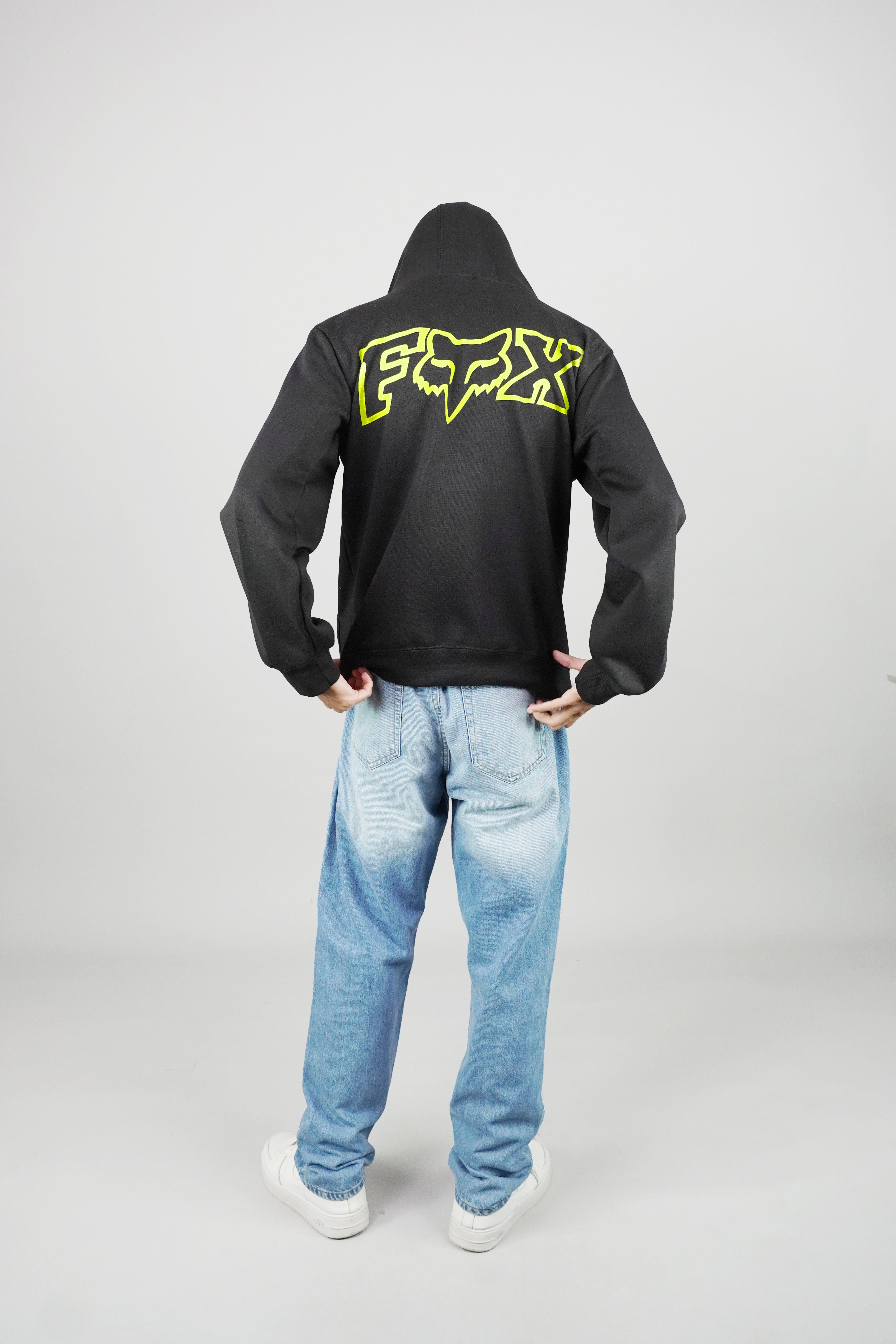 Fox Black Pullover Hoodie