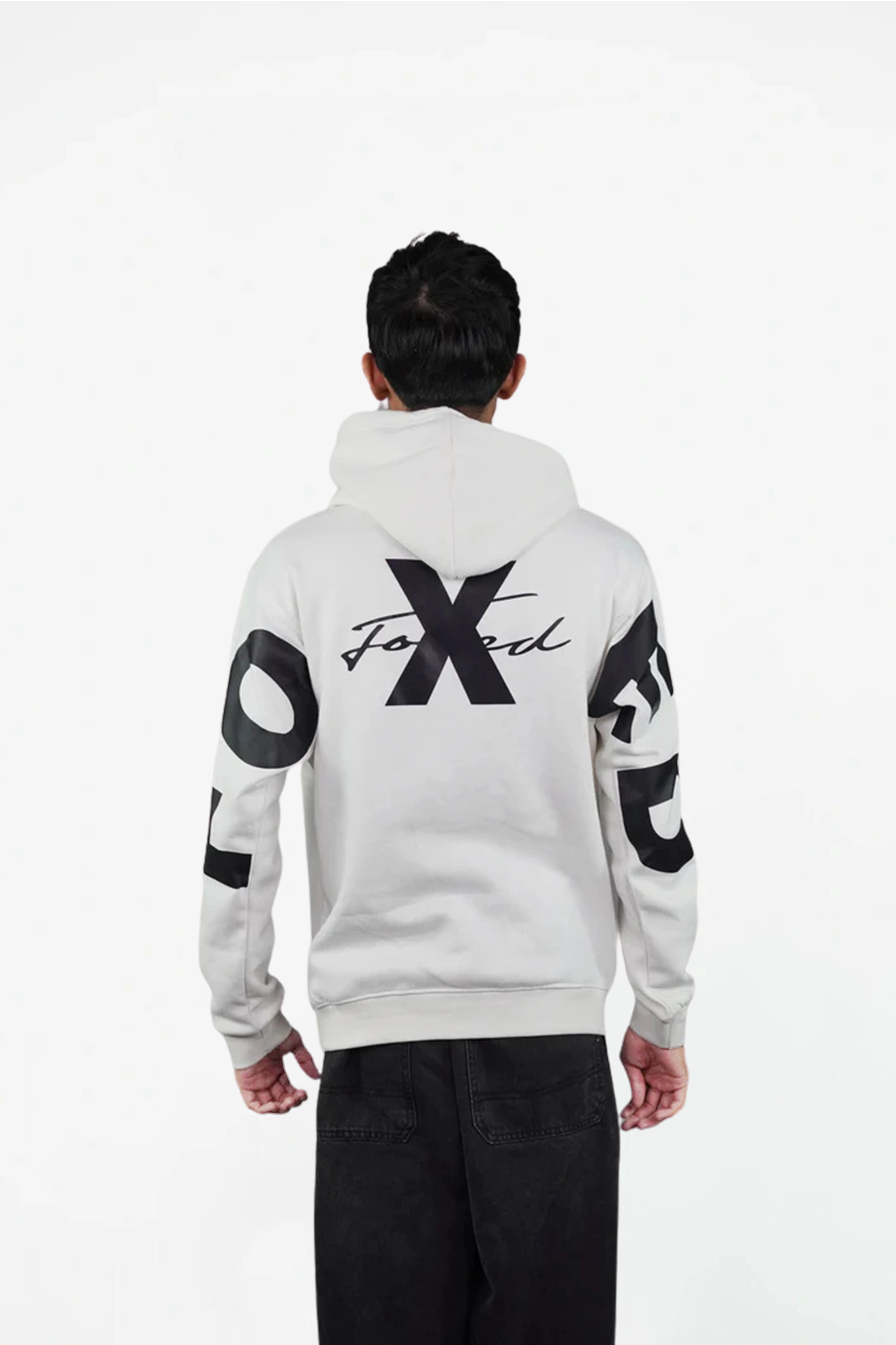 FoxedWhiteHoodie