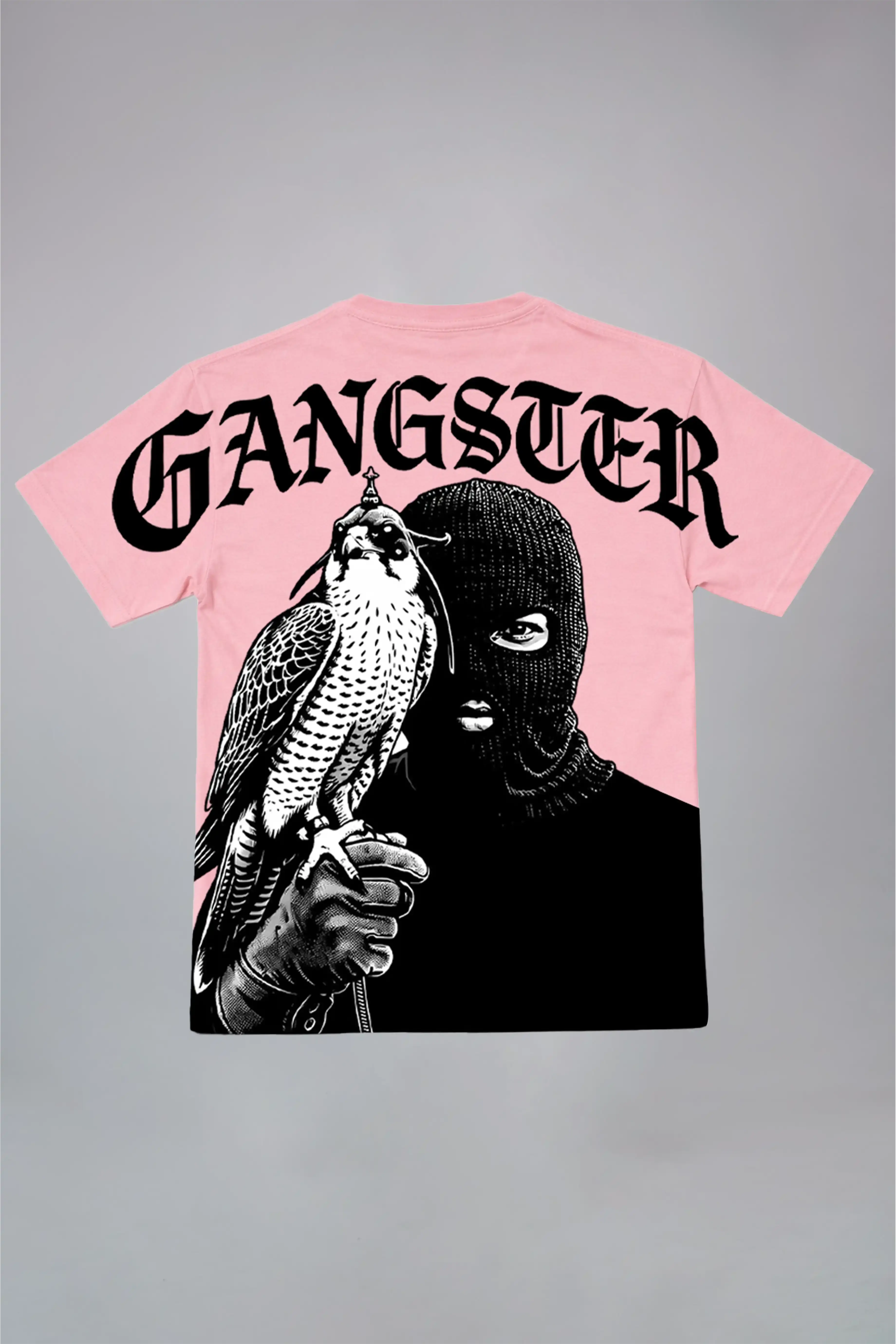 Gangster Vintage Acid Wash Oversized T-Shirt