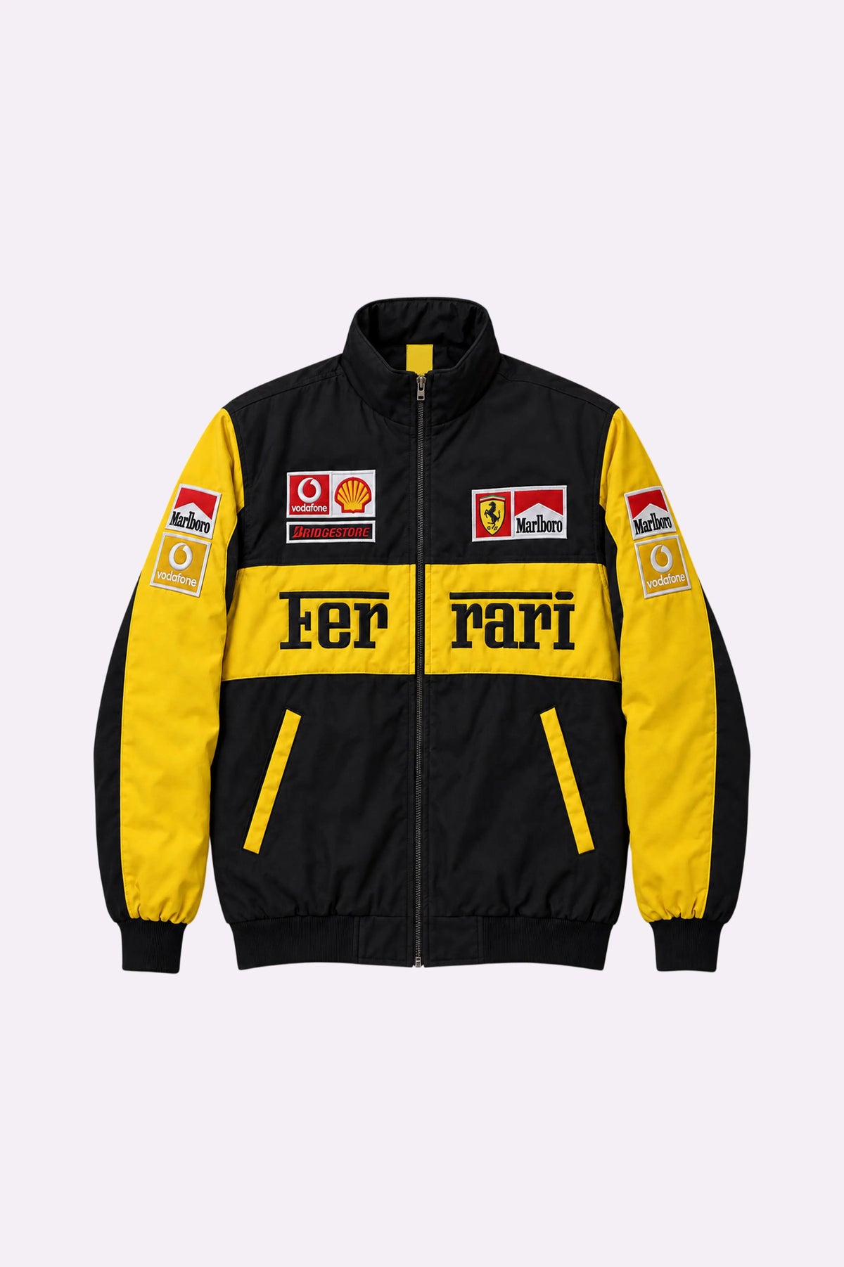 Ferrari Embroidered Cotton Racing Jacket