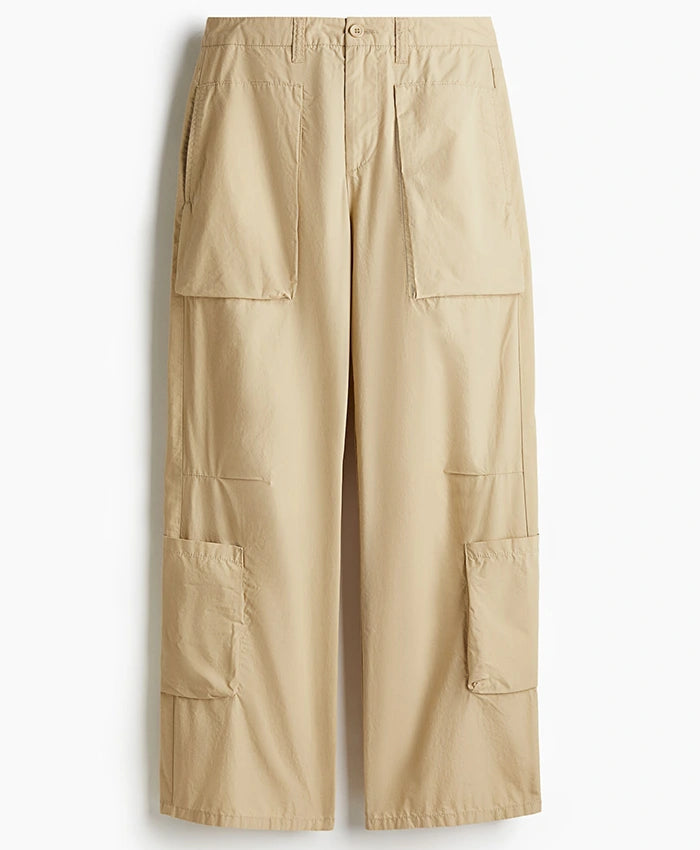 Loose-Fit Cotton Cargo Pant