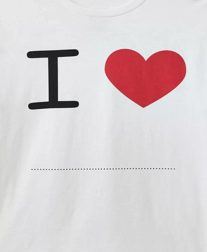 I Love Blank Graphic Tee