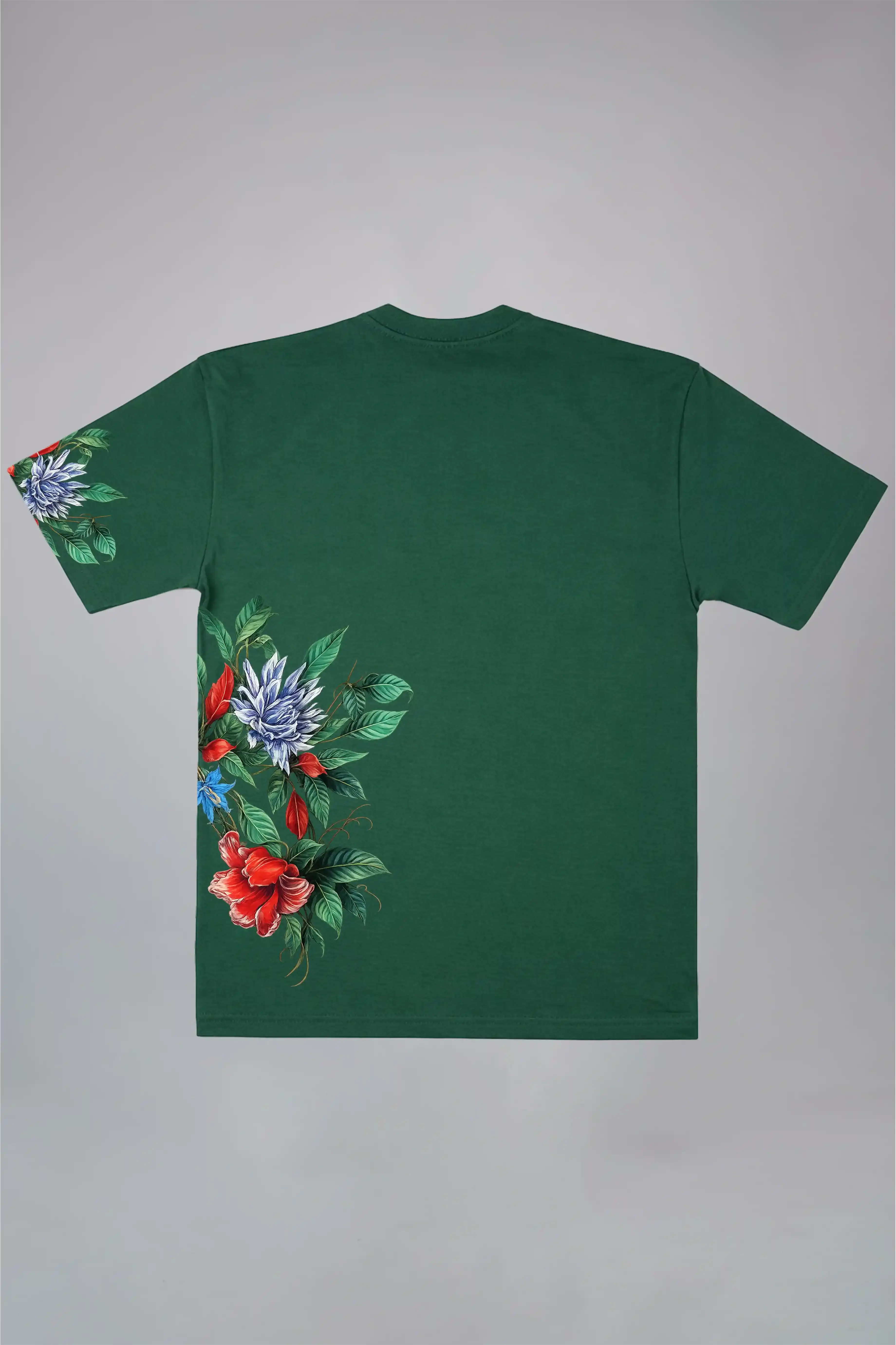 Midnight Floral Black Oversized T-Shirt