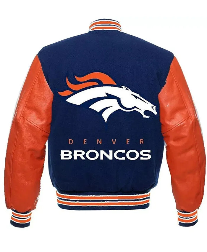 NFL Denver Broncos Letterman Varsity Jacket