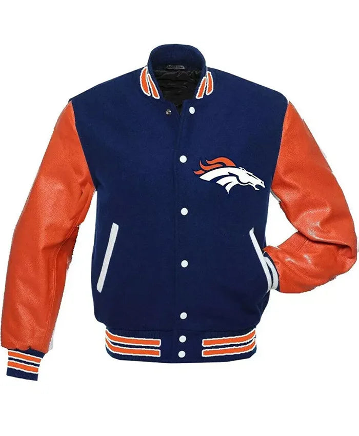 NFL Denver Broncos Letterman Varsity Jacket