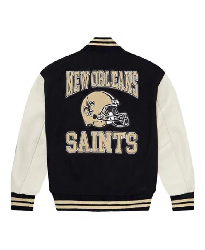 NFL New Orleans Saints Ovo Varsity Jacket