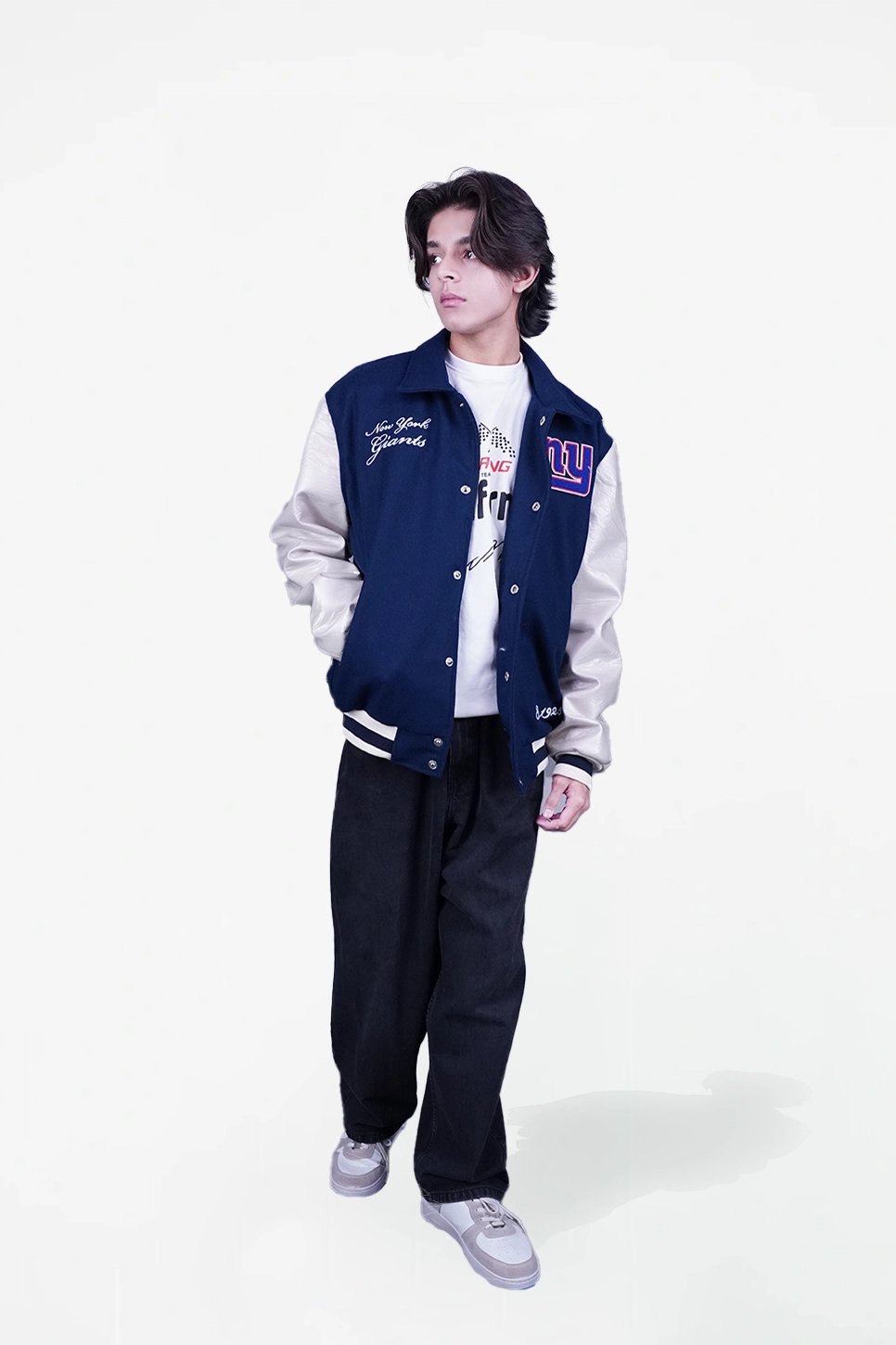 NY GIANTS Varsity Bomber Jacket