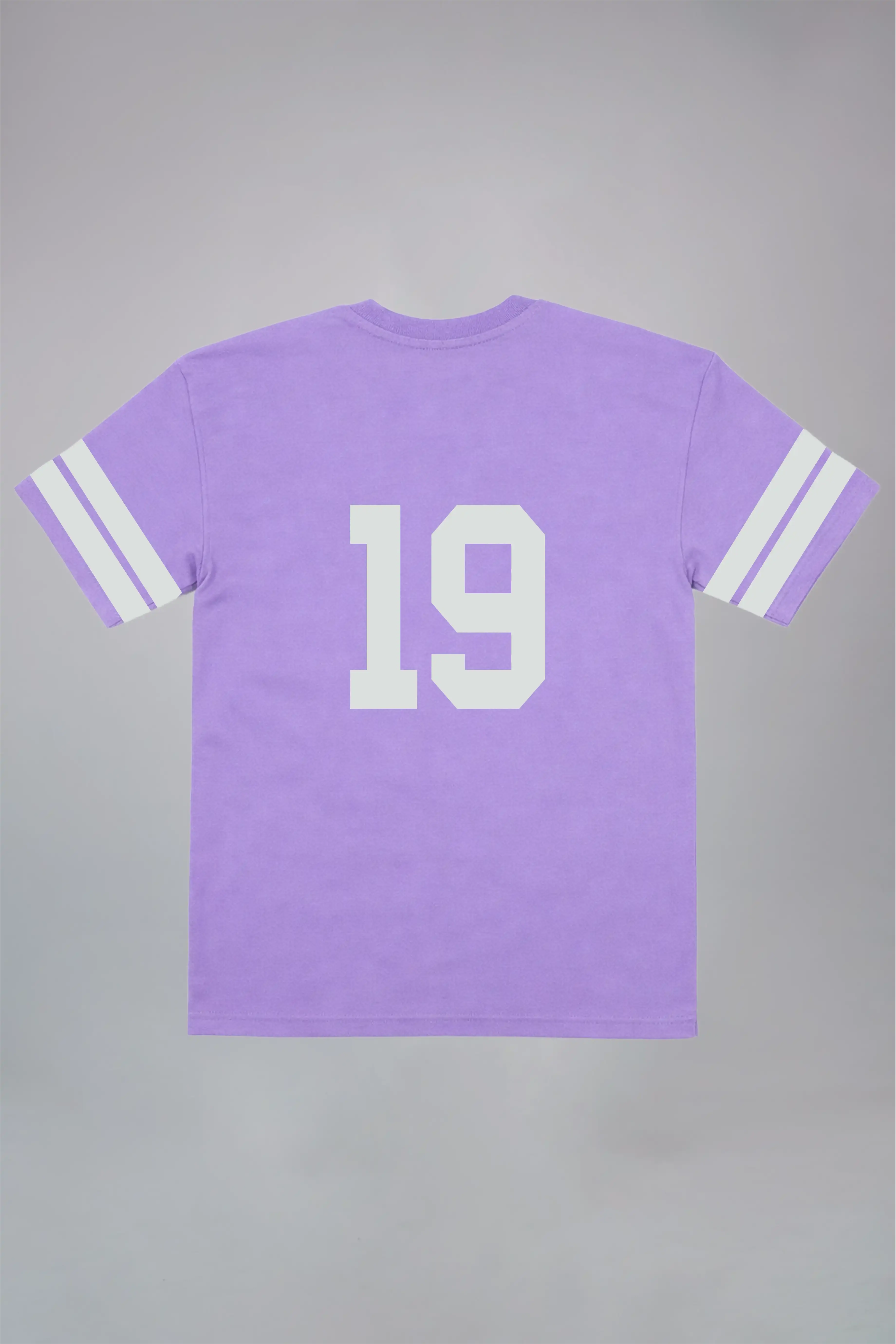 Number 19 White Oversized T-Shirt