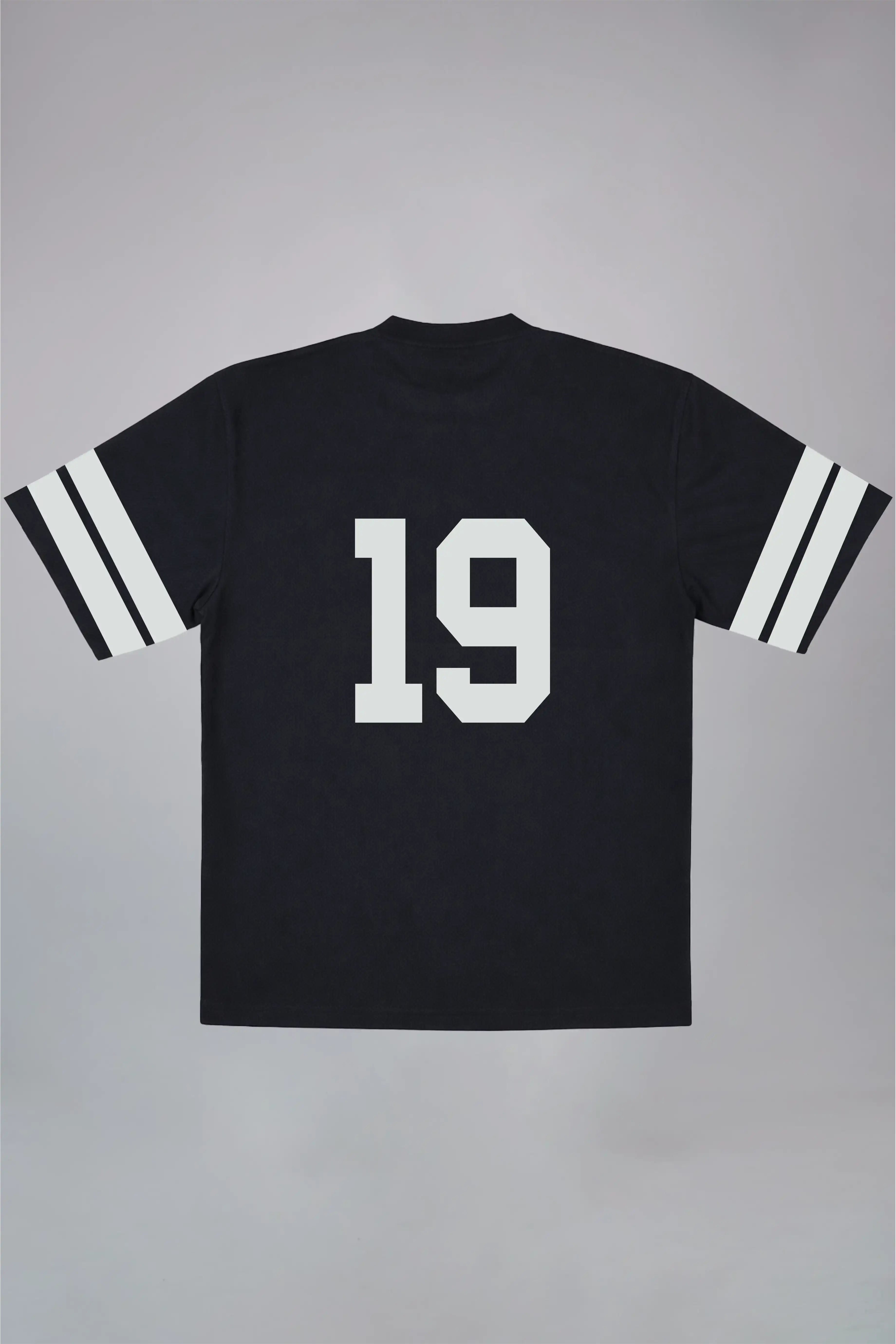 Number 19 White Oversized T-Shirt