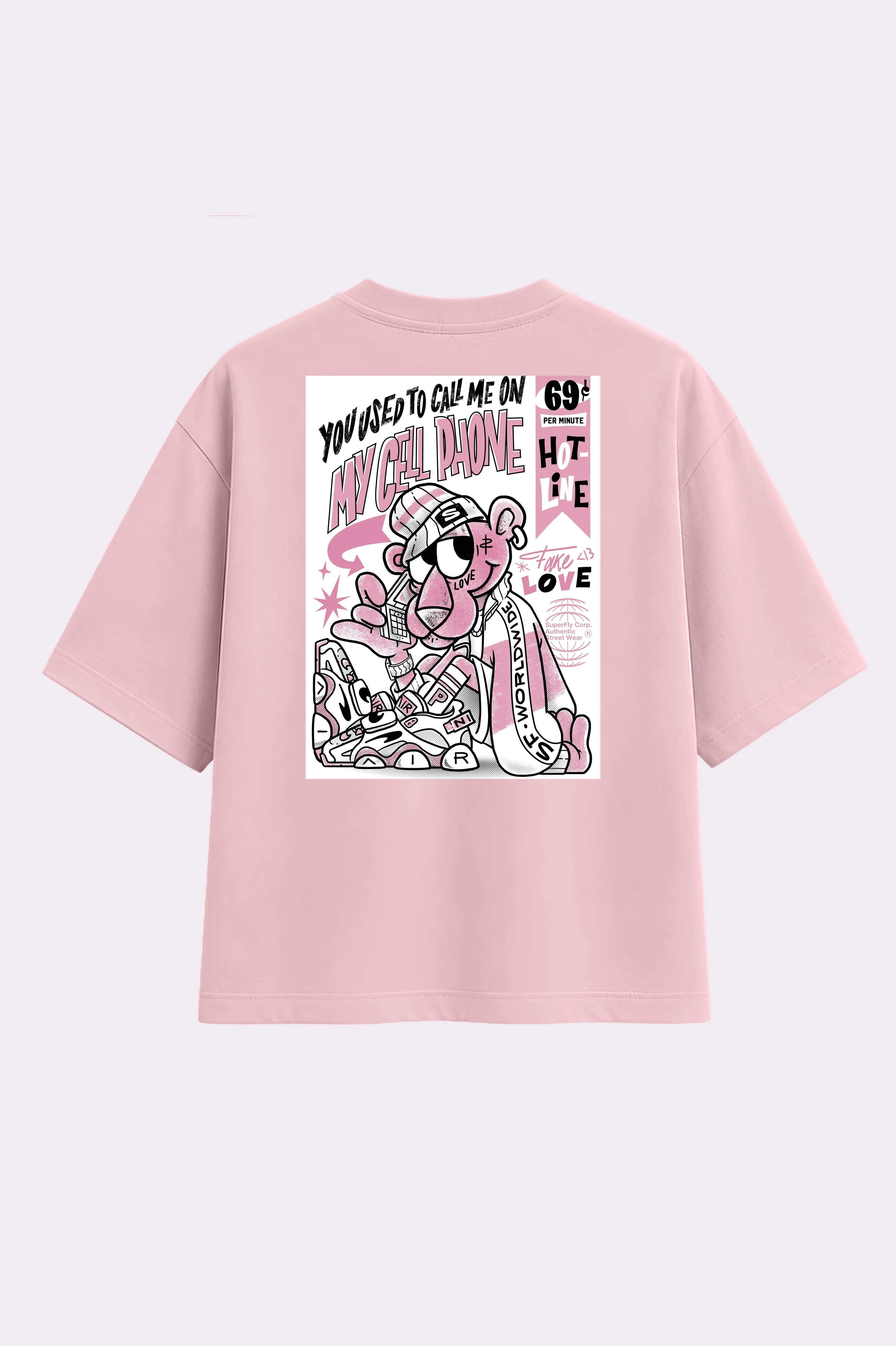 PINK_PANTHER_PINK_OVERSIZED_T-SHIRT_Back